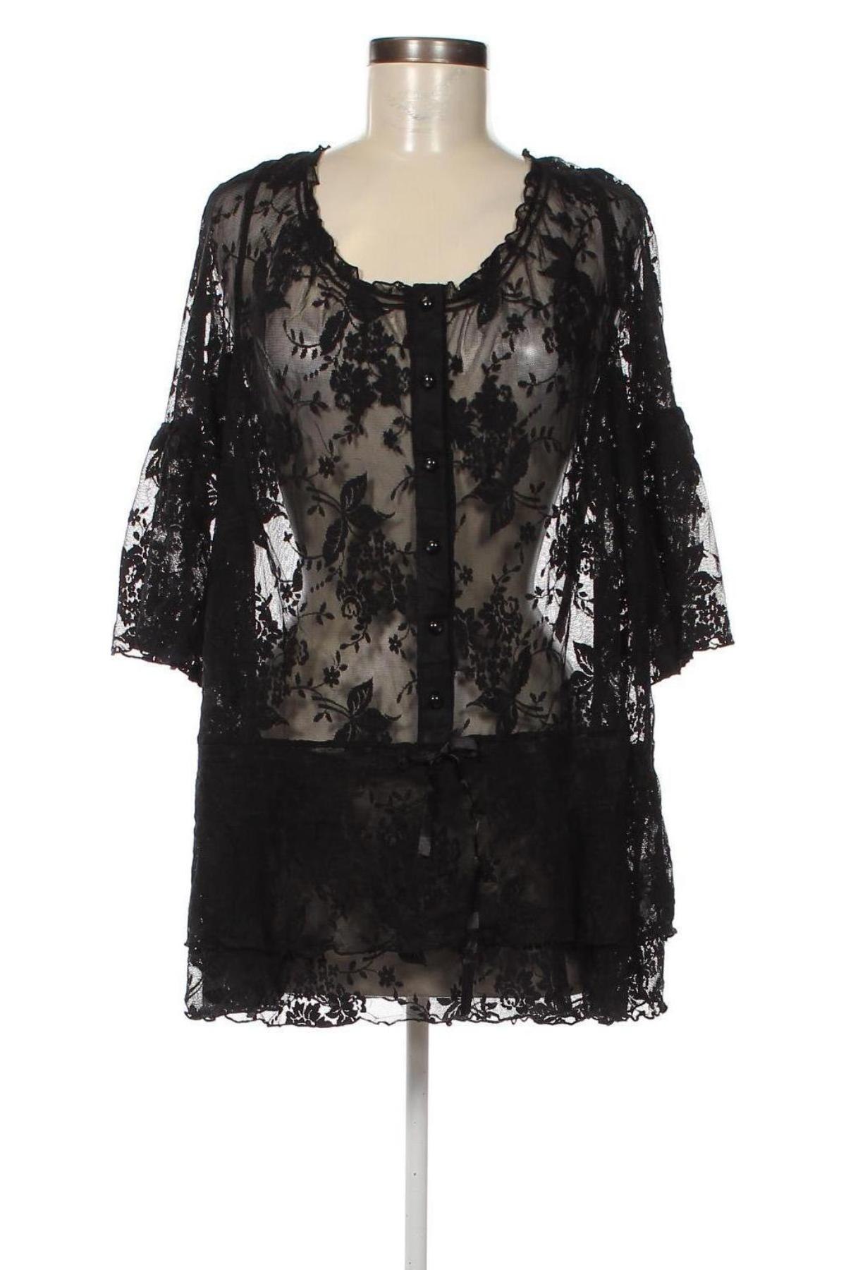 Γυναικεία μπλούζα Lindex, Μέγεθος L, Χρώμα Μαύρο, Τιμή 3,64 €