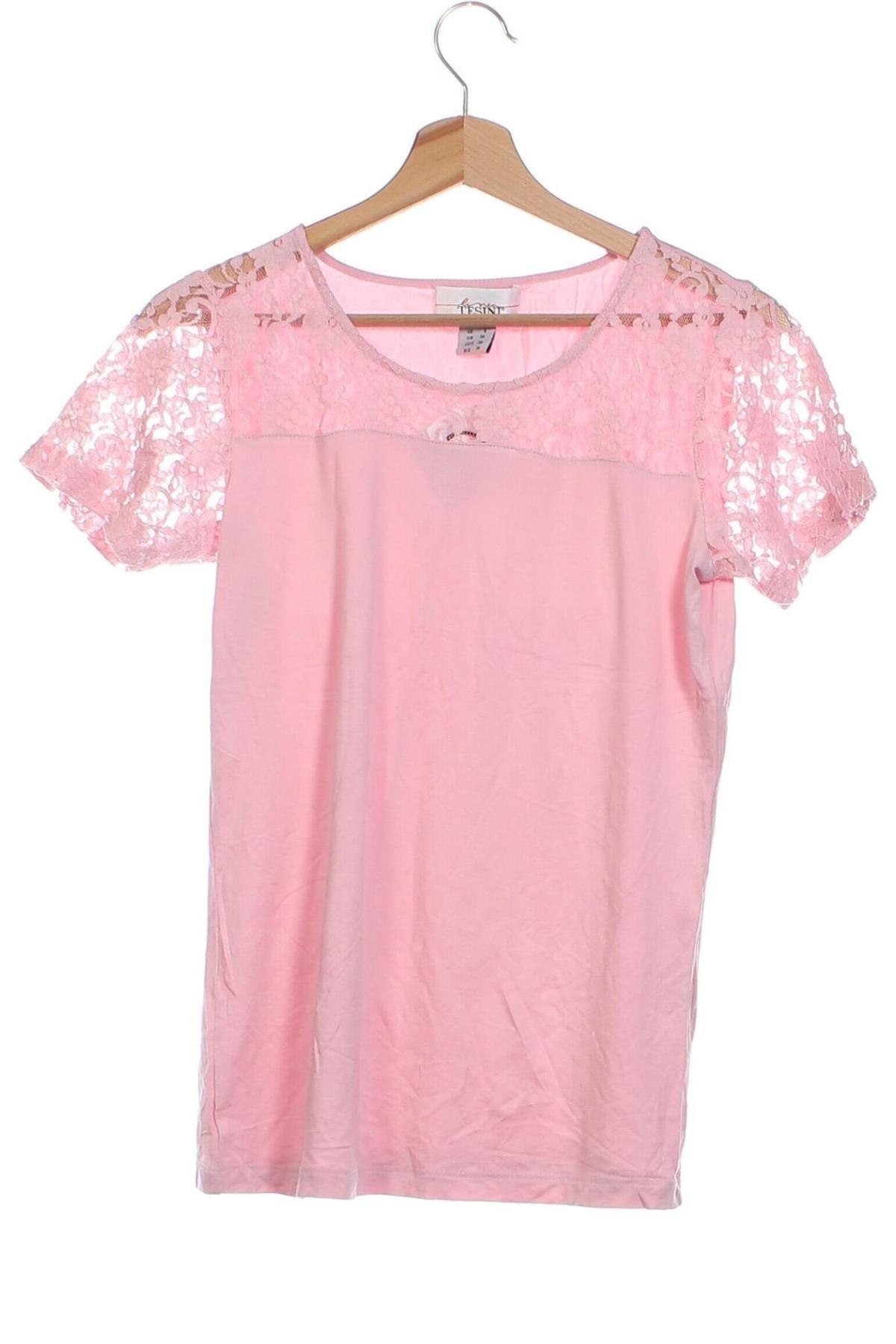 Damen Shirt Linea Tesini, Größe XS, Farbe Rosa, Preis 2,99 €