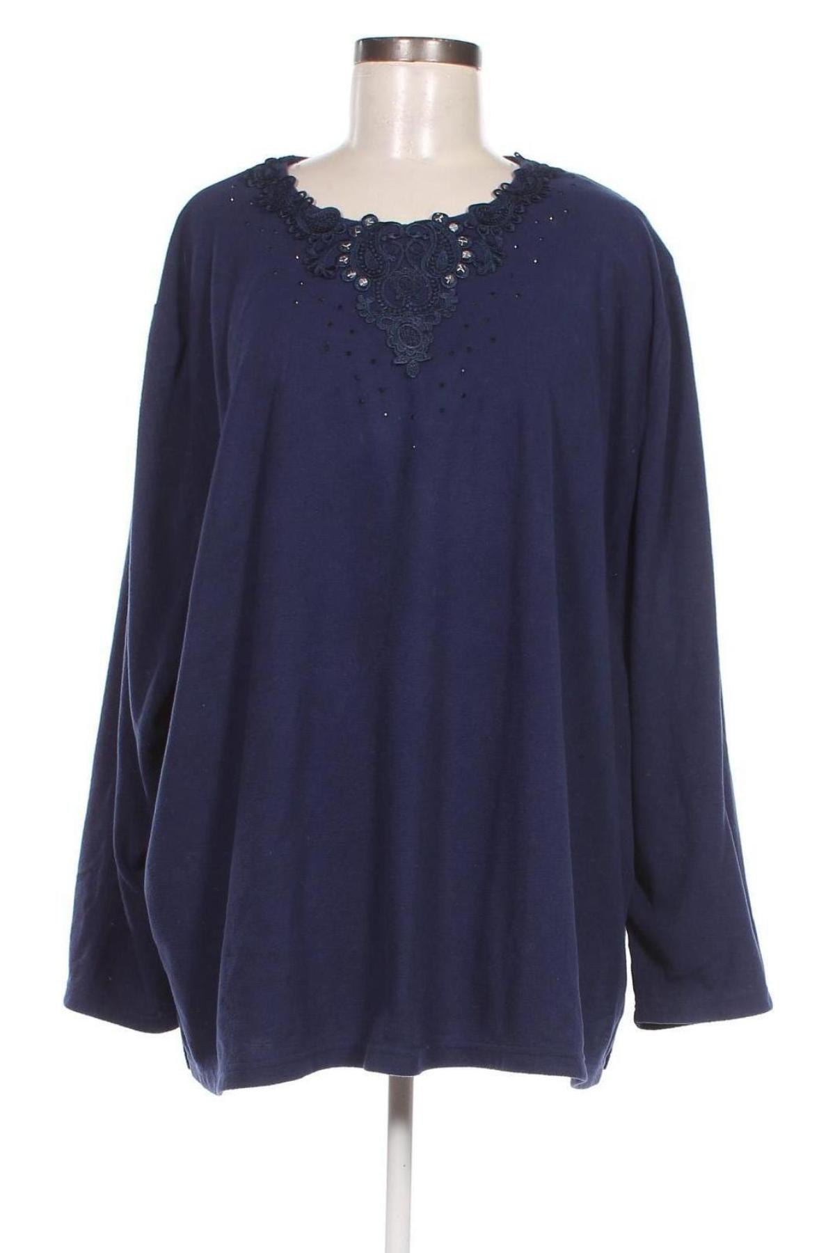 Damen Shirt Little Rose, Größe 3XL, Farbe Blau, Preis € 12,94