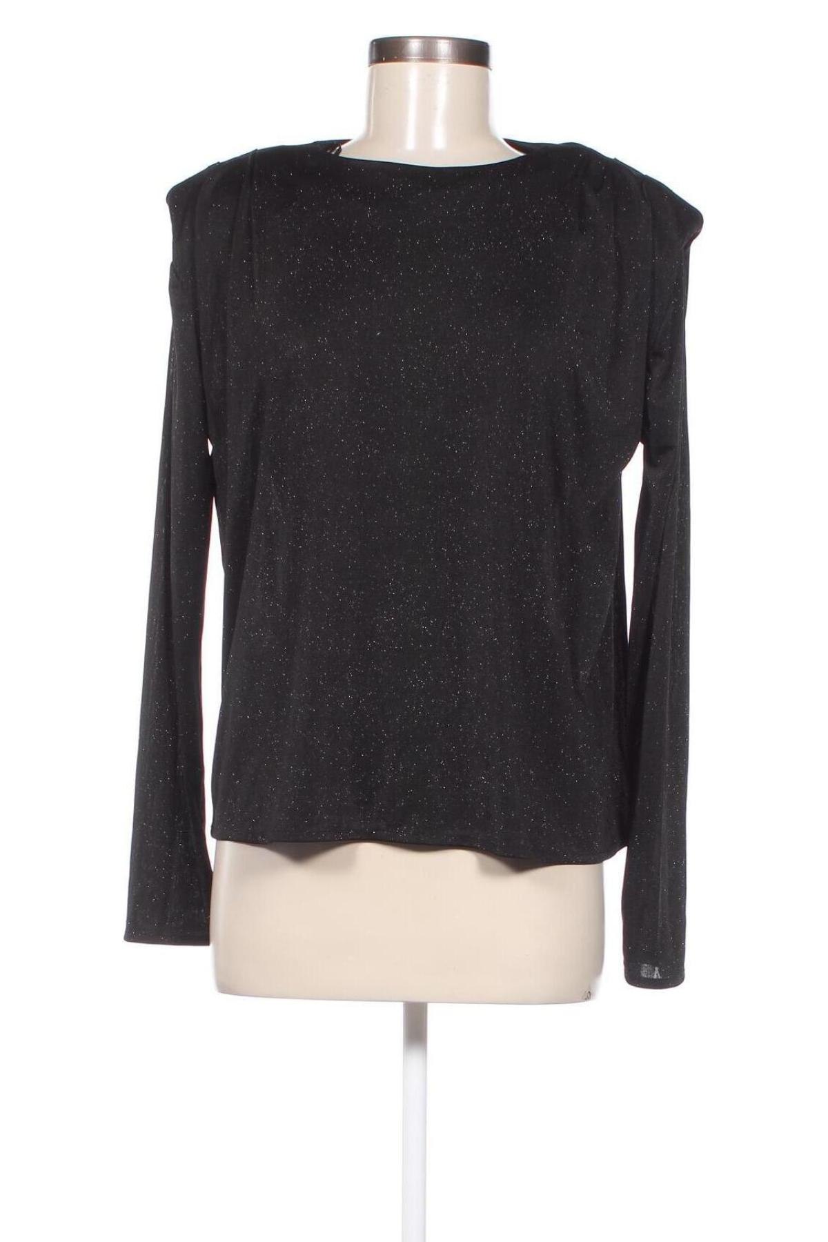 Дамска блуза Mango, Размер L, Цвят Черен, Цена 29,83 лв.