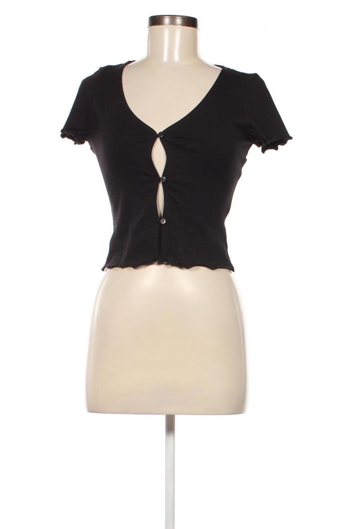 Γυναικεία μπλούζα Monki, Μέγεθος S, Χρώμα Μαύρο, Τιμή 4,08 €