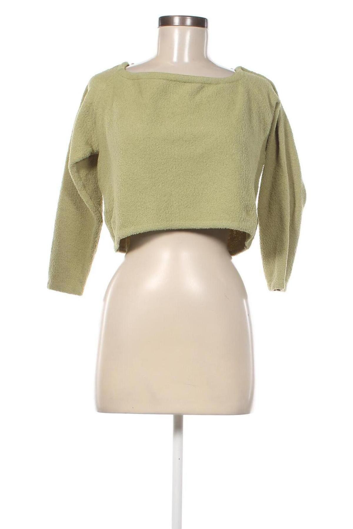 Γυναικεία μπλούζα Monki, Μέγεθος XL, Χρώμα Πράσινο, Τιμή 7,48 €