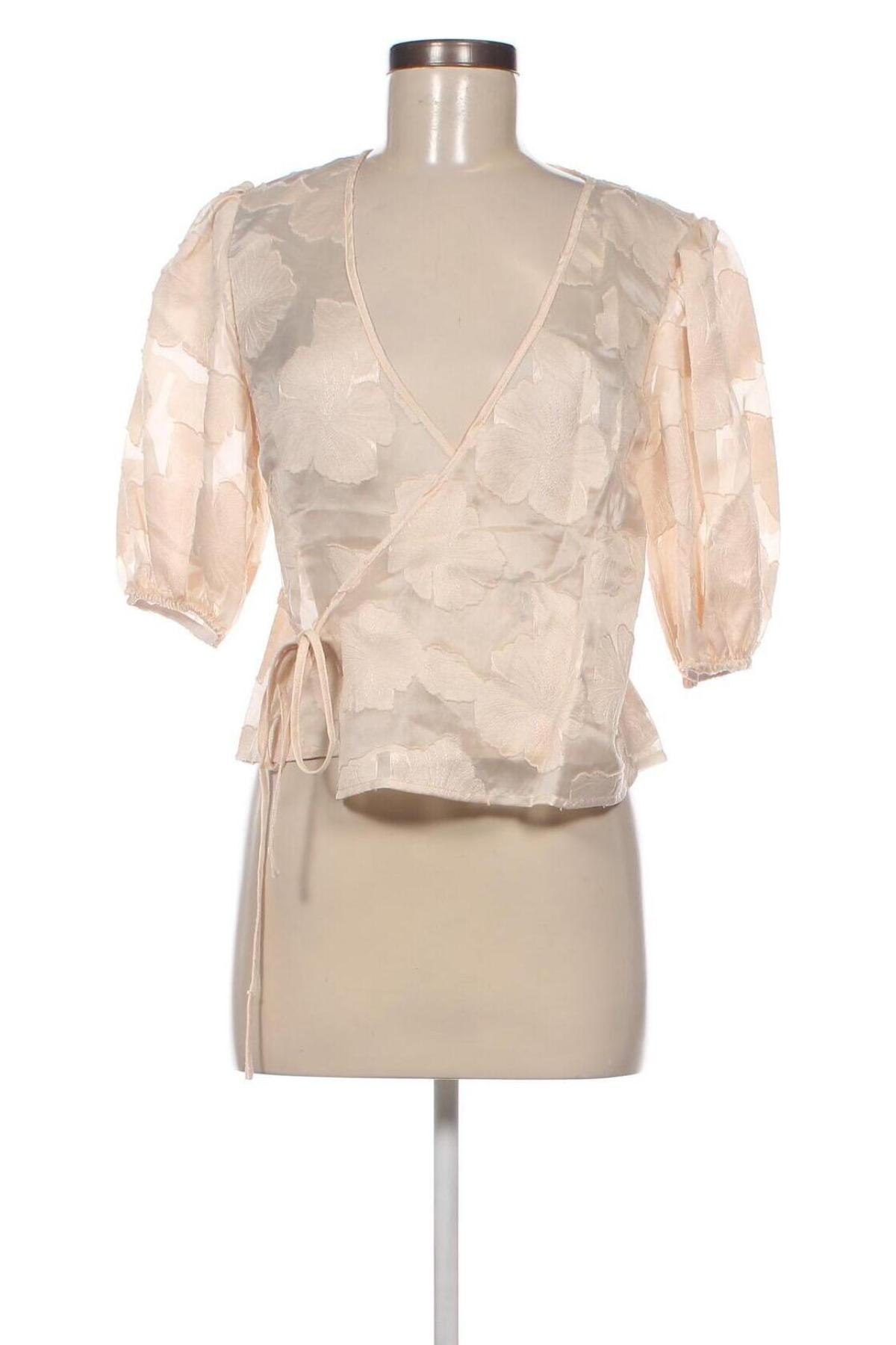 Γυναικεία μπλούζα NA-KD, Μέγεθος M, Χρώμα  Μπέζ, Τιμή 5,95 €