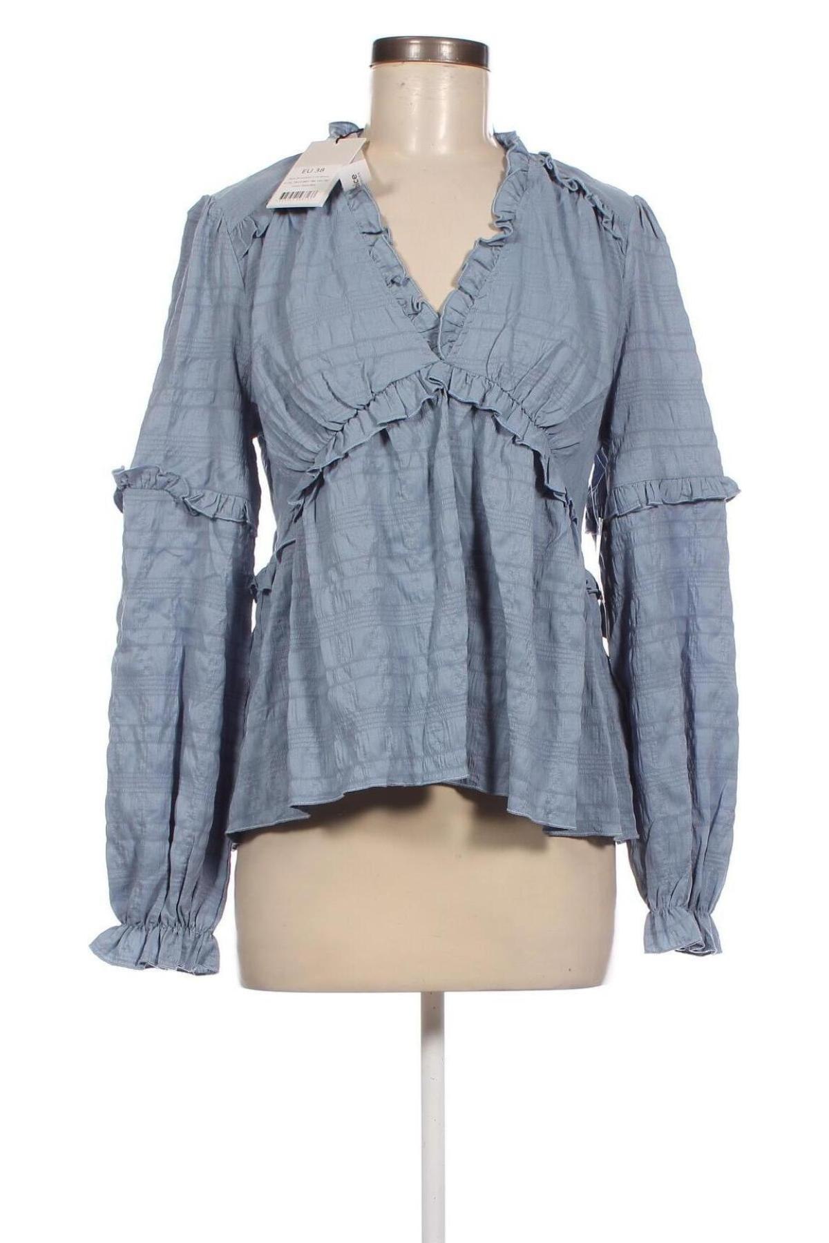 Damen Shirt NA-KD, Größe M, Farbe Blau, Preis € 7,94