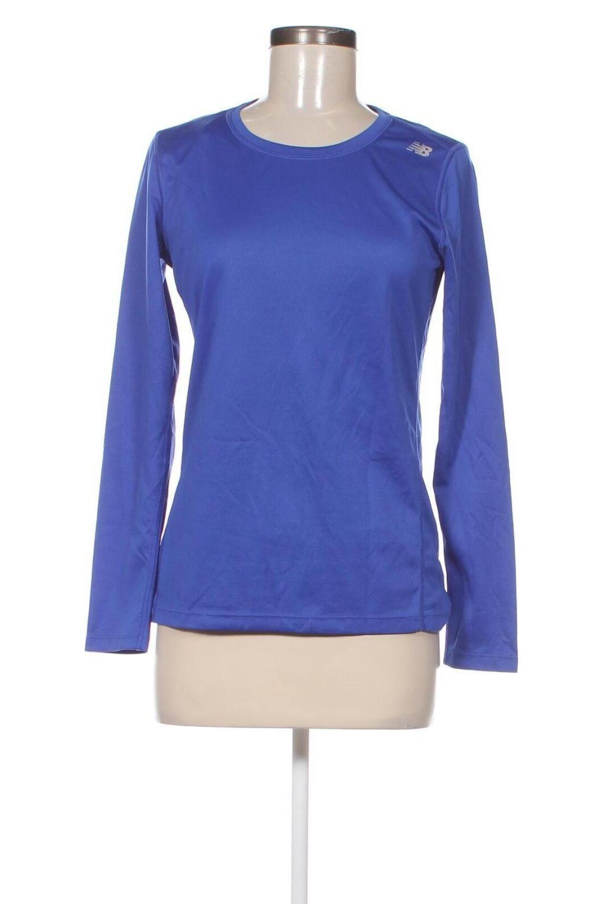 Γυναικεία μπλούζα New Balance, Μέγεθος M, Χρώμα Μπλέ, Τιμή 12,62 €