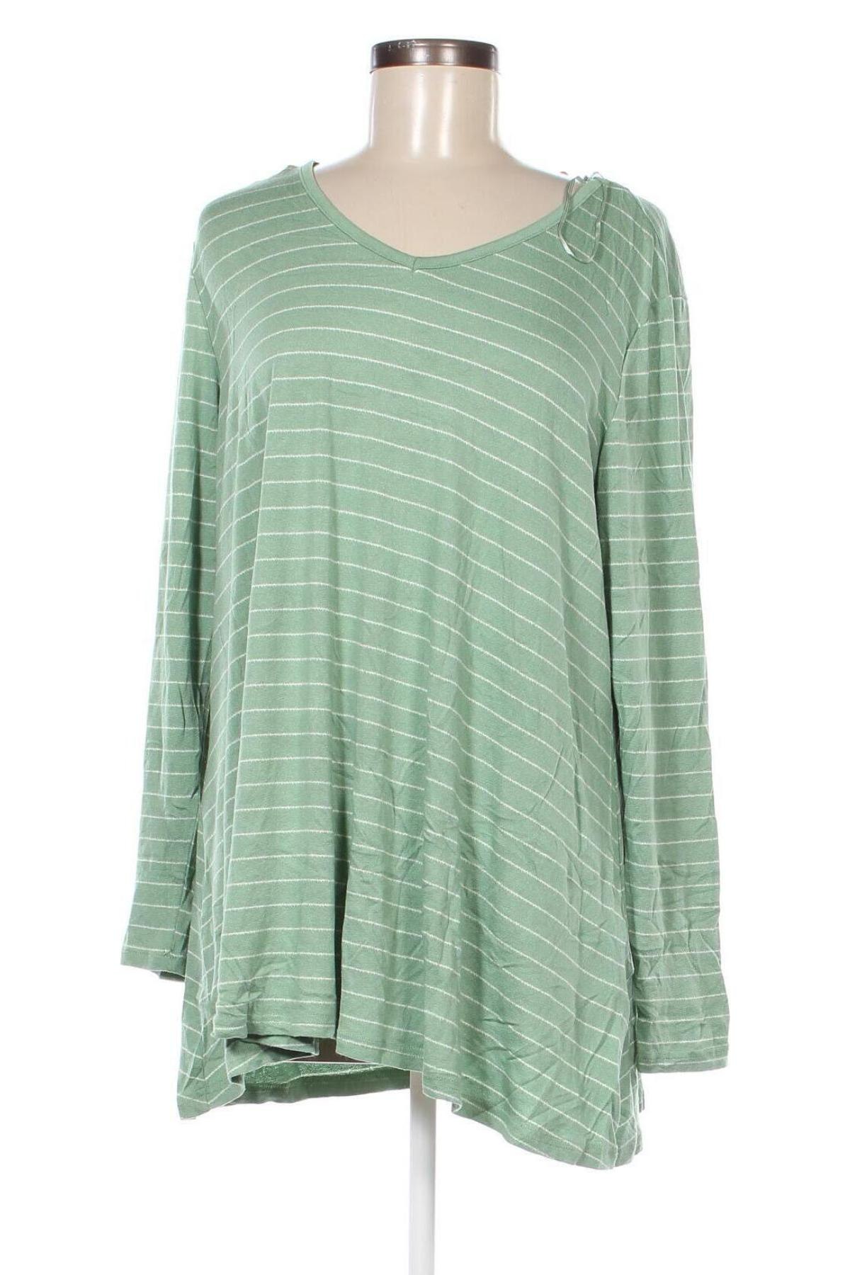Γυναικεία μπλούζα Pota, Μέγεθος L, Χρώμα Πράσινο, Τιμή 3,53 €