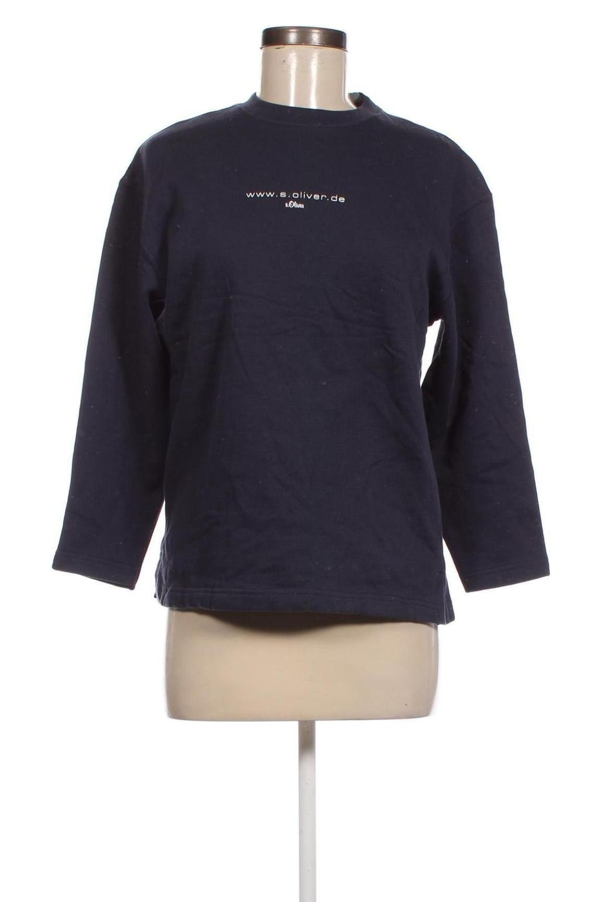 Γυναικεία μπλούζα S.Oliver, Μέγεθος M, Χρώμα Μπλέ, Τιμή 47,63 €