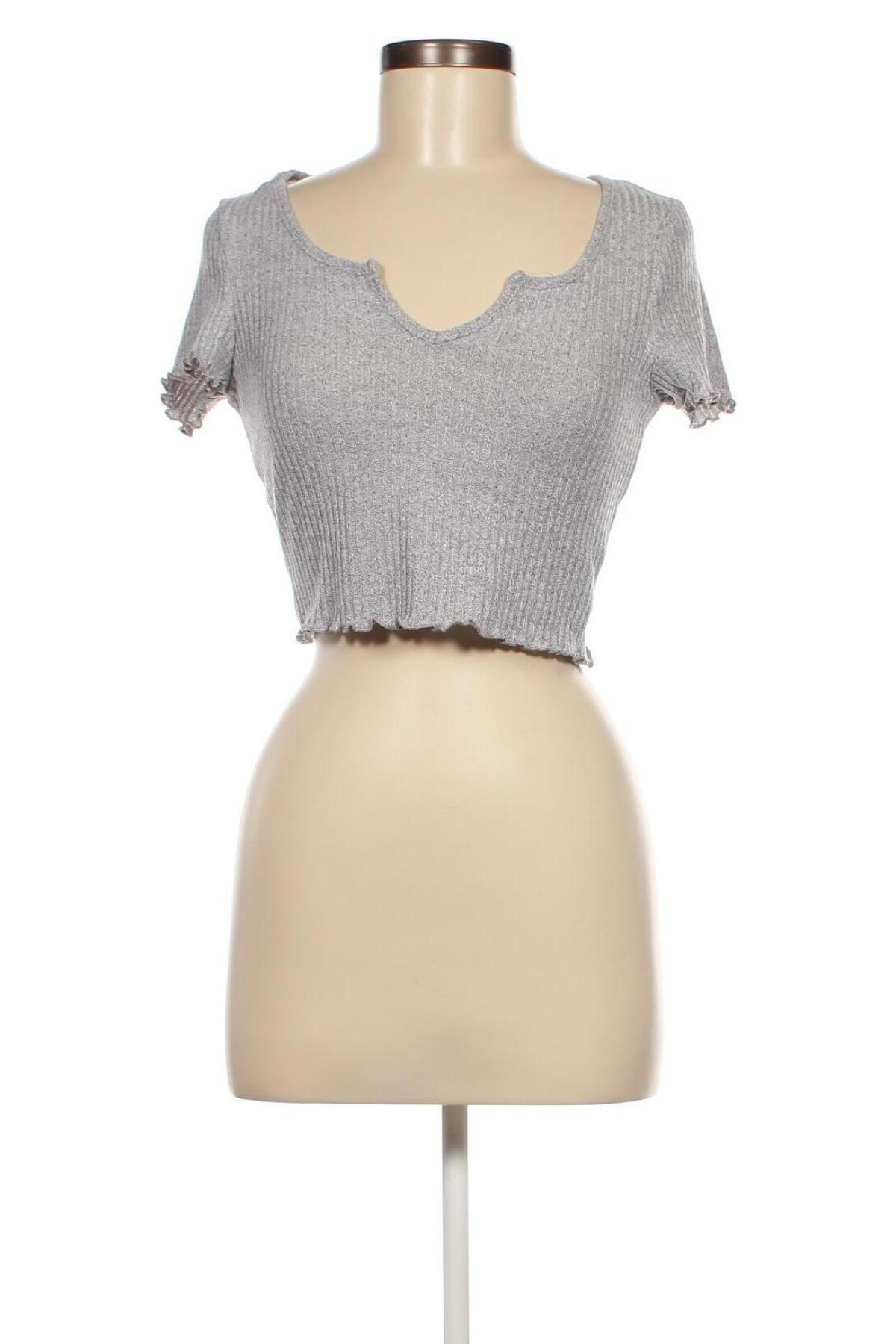Γυναικεία μπλούζα SHEIN, Μέγεθος L, Χρώμα Γκρί, Τιμή 4,70 €