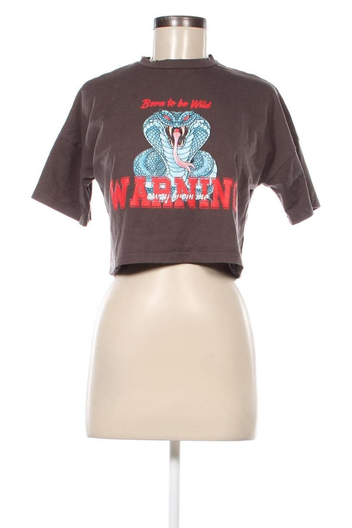 Damen Shirt SHEIN, Größe S, Farbe Braun, Preis 13,22 €