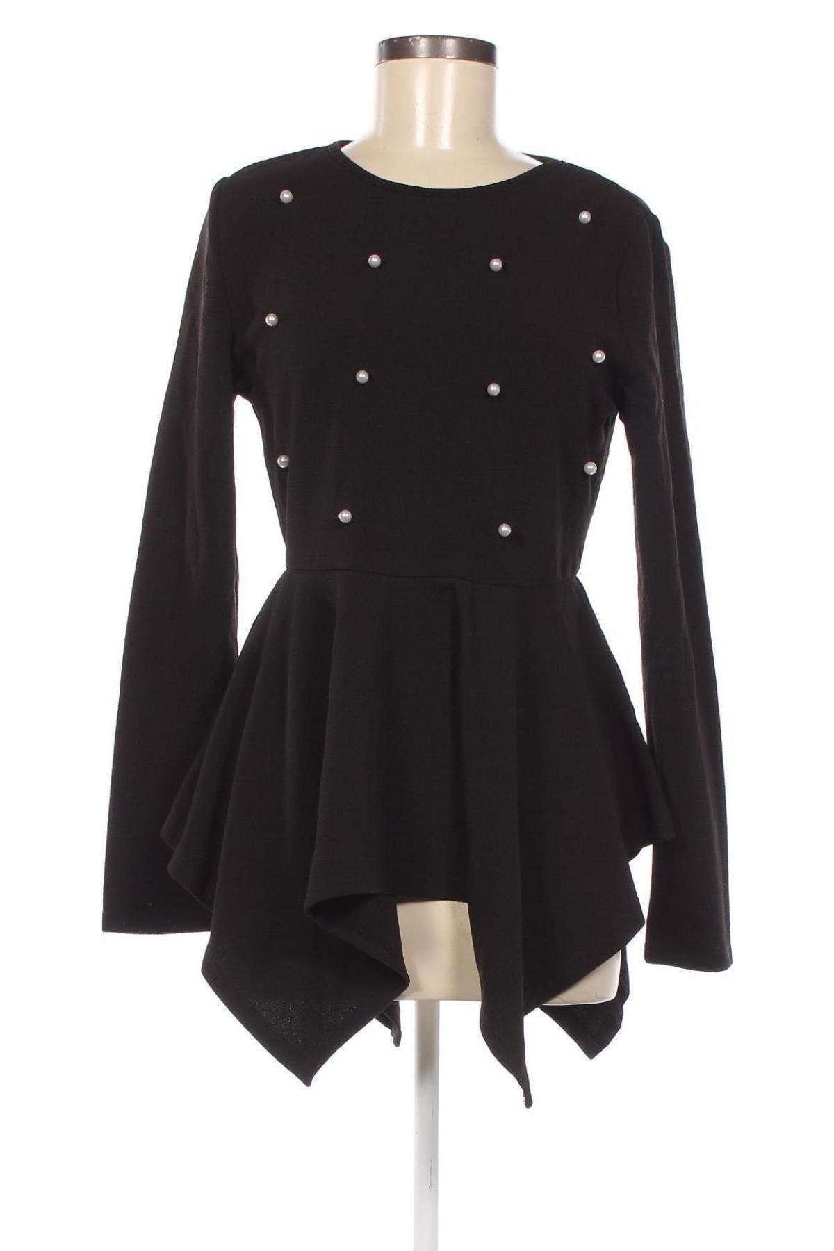 Дамска блуза SHEIN, Размер L, Цвят Черен, Цена 10,83 лв.