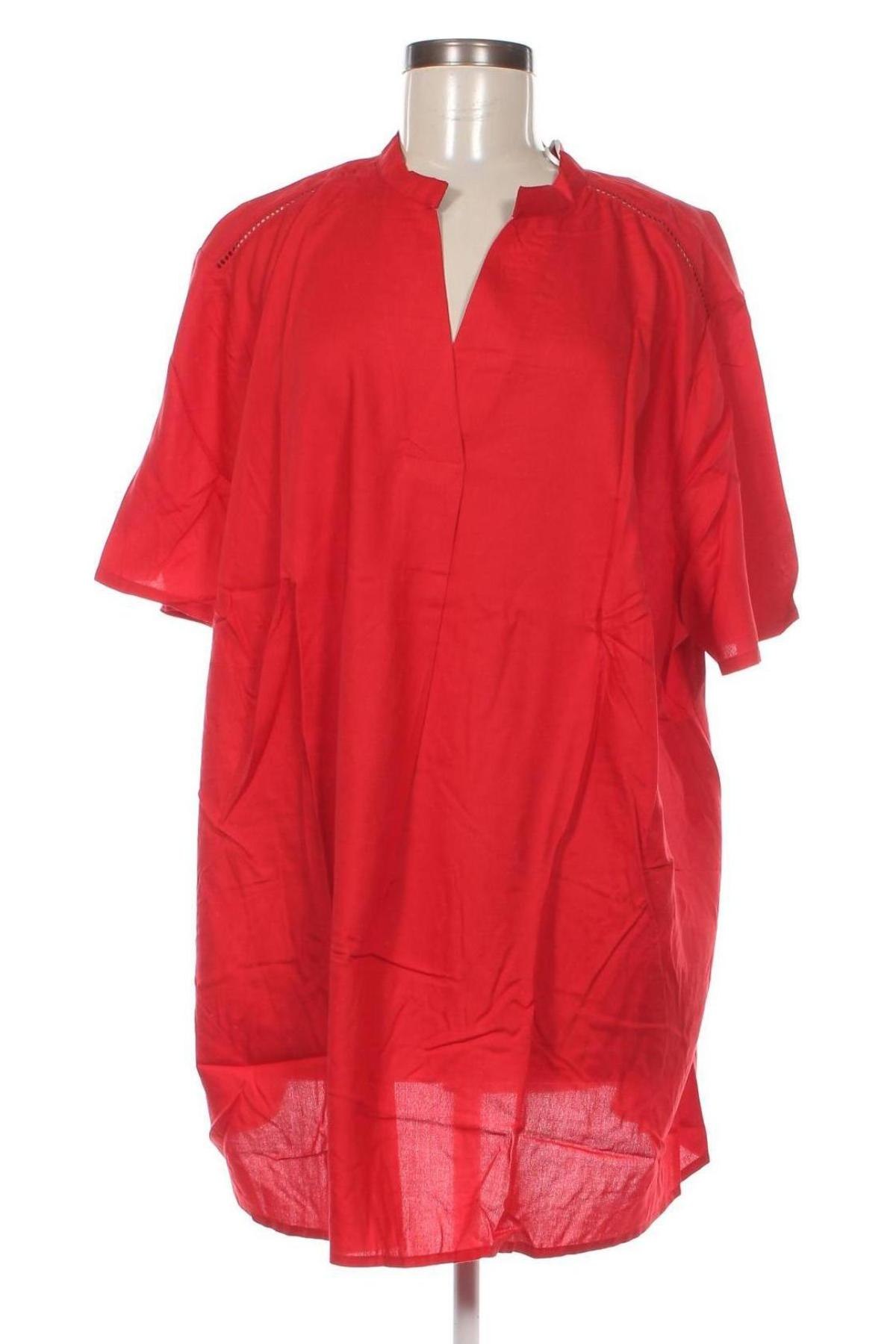 Γυναικεία μπλούζα Sheego, Μέγεθος 4XL, Χρώμα Κόκκινο, Τιμή 39,69 €