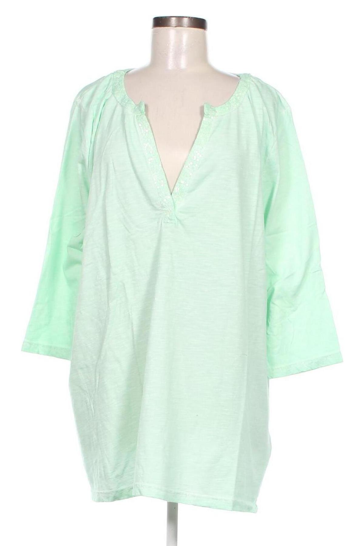 Damen Shirt Sheego, Größe 3XL, Farbe Grün, Preis € 22,62
