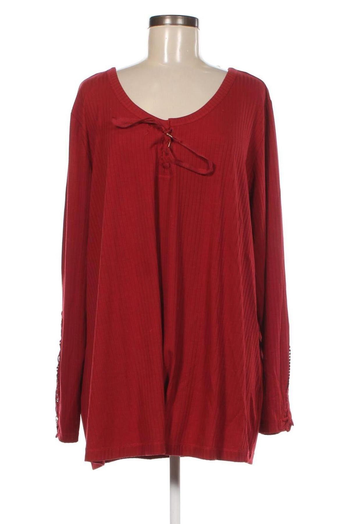 Γυναικεία μπλούζα Sheego by Joe Browns, Μέγεθος 3XL, Χρώμα Κόκκινο, Τιμή 23,42 €