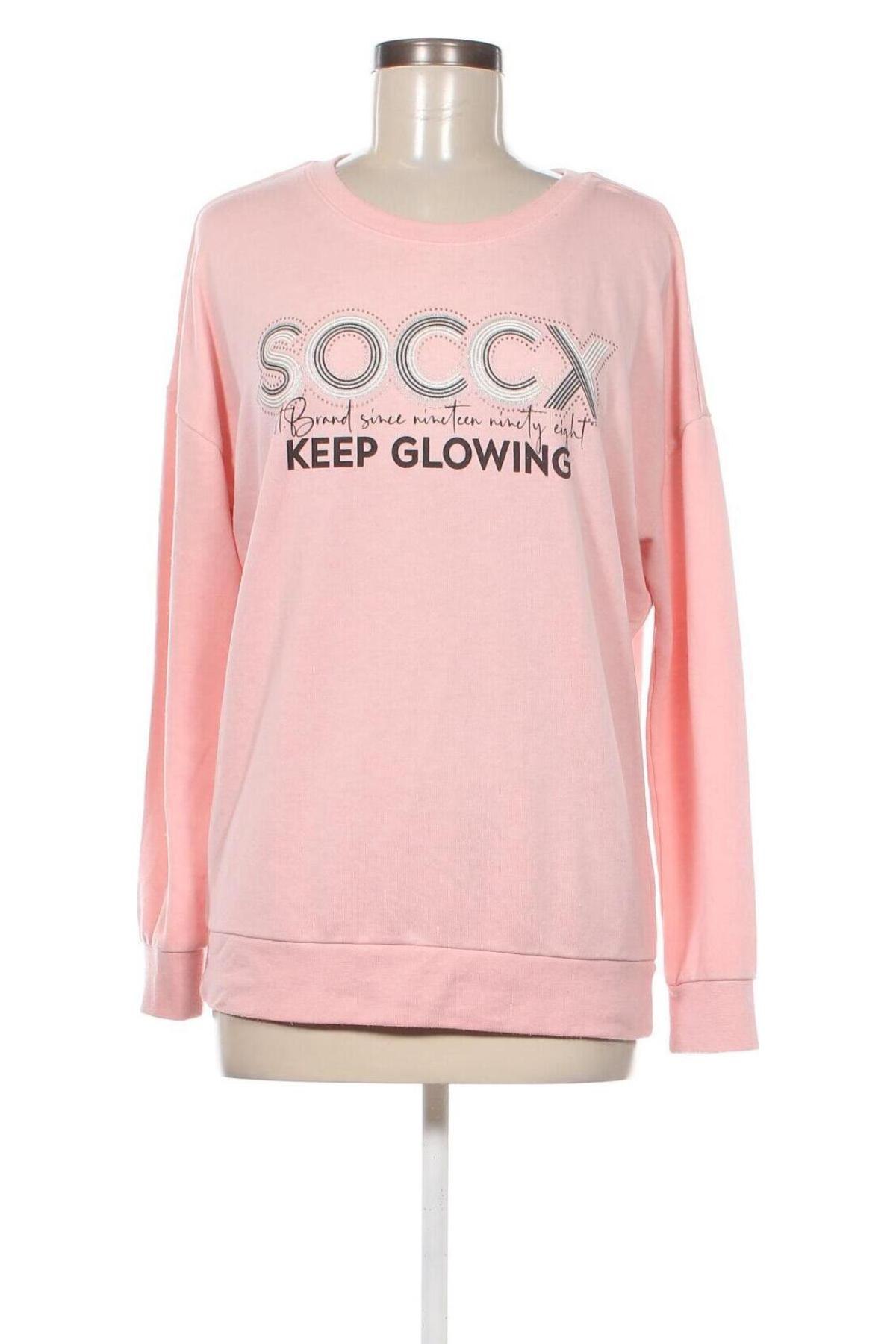 Дамска блуза Soccx, Размер M, Цвят Розов, Цена 30,24 лв.