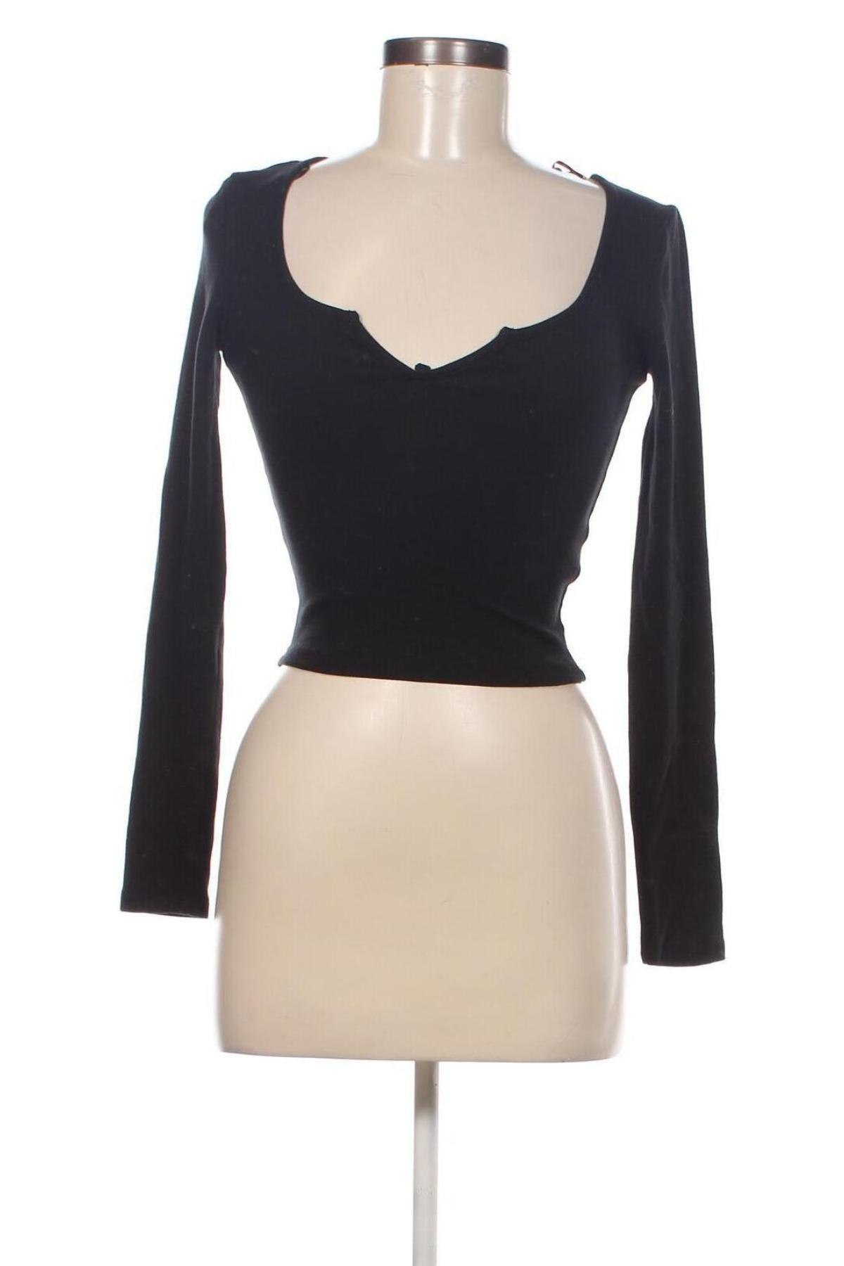 Γυναικεία μπλούζα Tally Weijl, Μέγεθος XS, Χρώμα Μαύρο, Τιμή 3,84 €