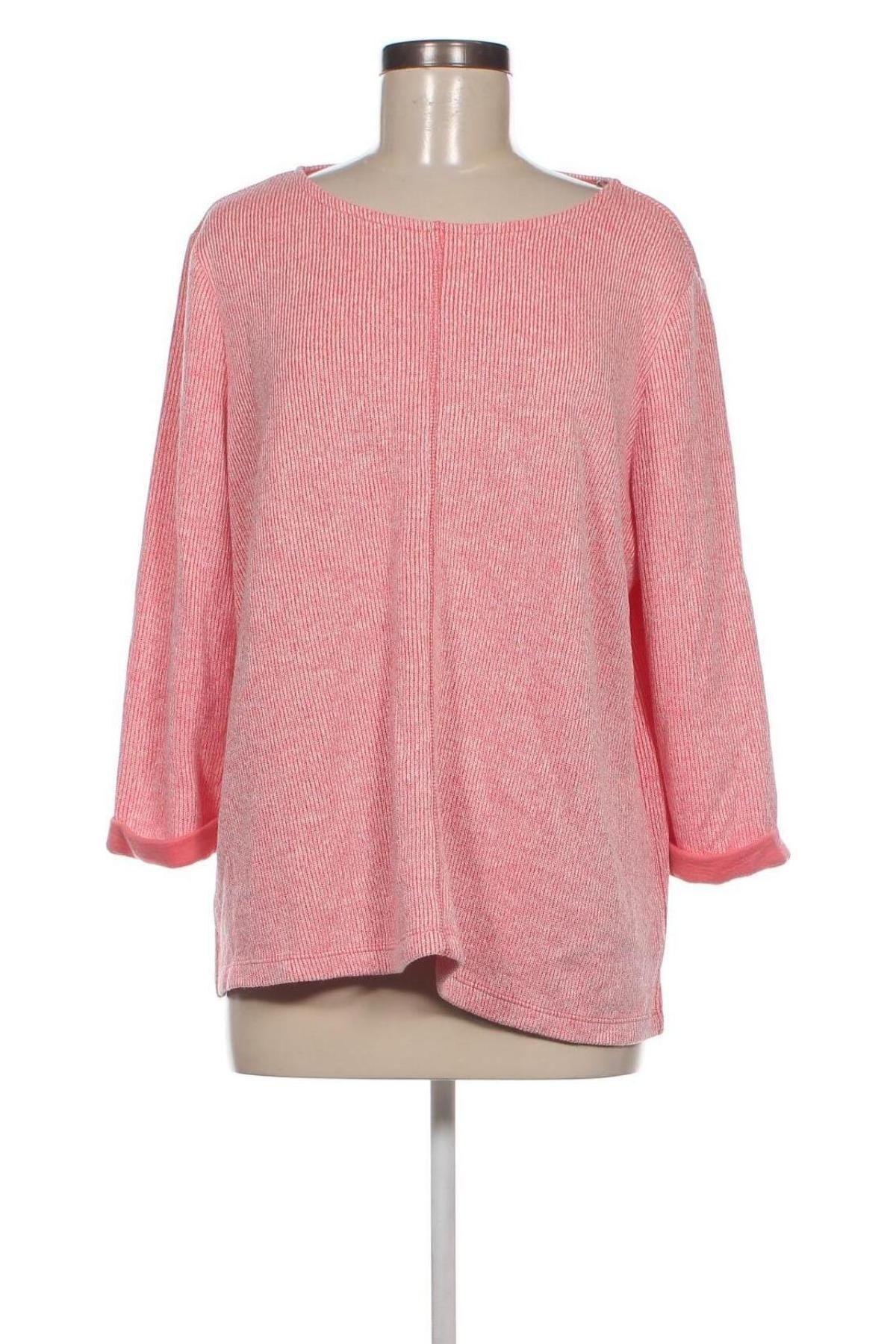 Γυναικεία μπλούζα Tom Tailor, Μέγεθος XXL, Χρώμα Ρόζ , Τιμή 15,35 €