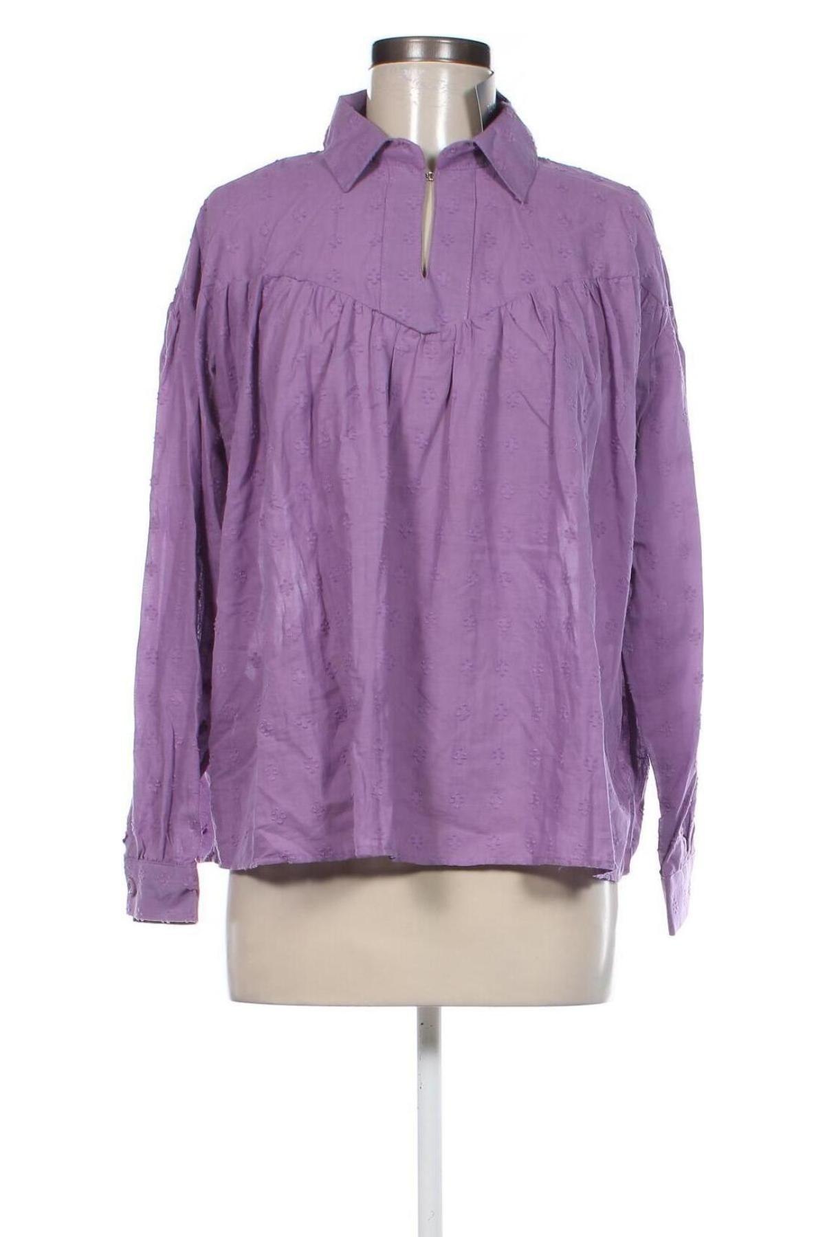 Bluză de femei Trendyol, Mărime M, Culoare Mov, Preț 136,15 Lei