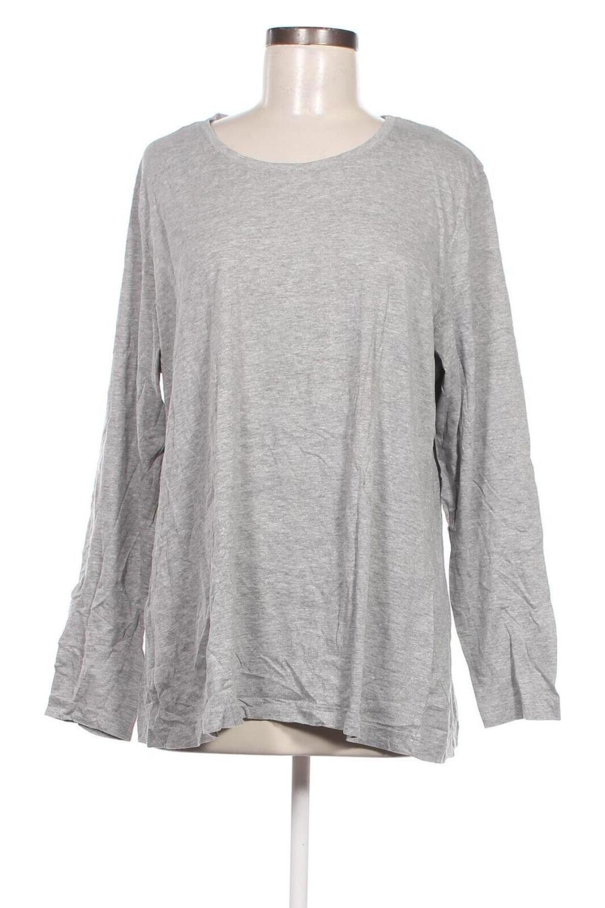 Γυναικεία μπλούζα Ulla Popken, Μέγεθος XL, Χρώμα Γκρί, Τιμή 10,52 €