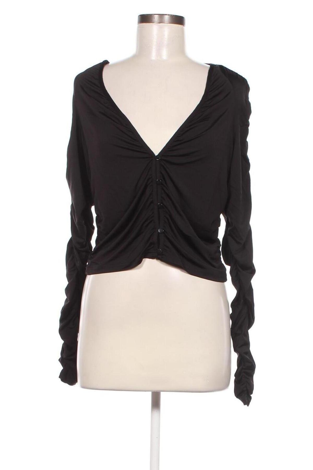 Γυναικεία μπλούζα Weekday, Μέγεθος L, Χρώμα Μαύρο, Τιμή 7,11 €