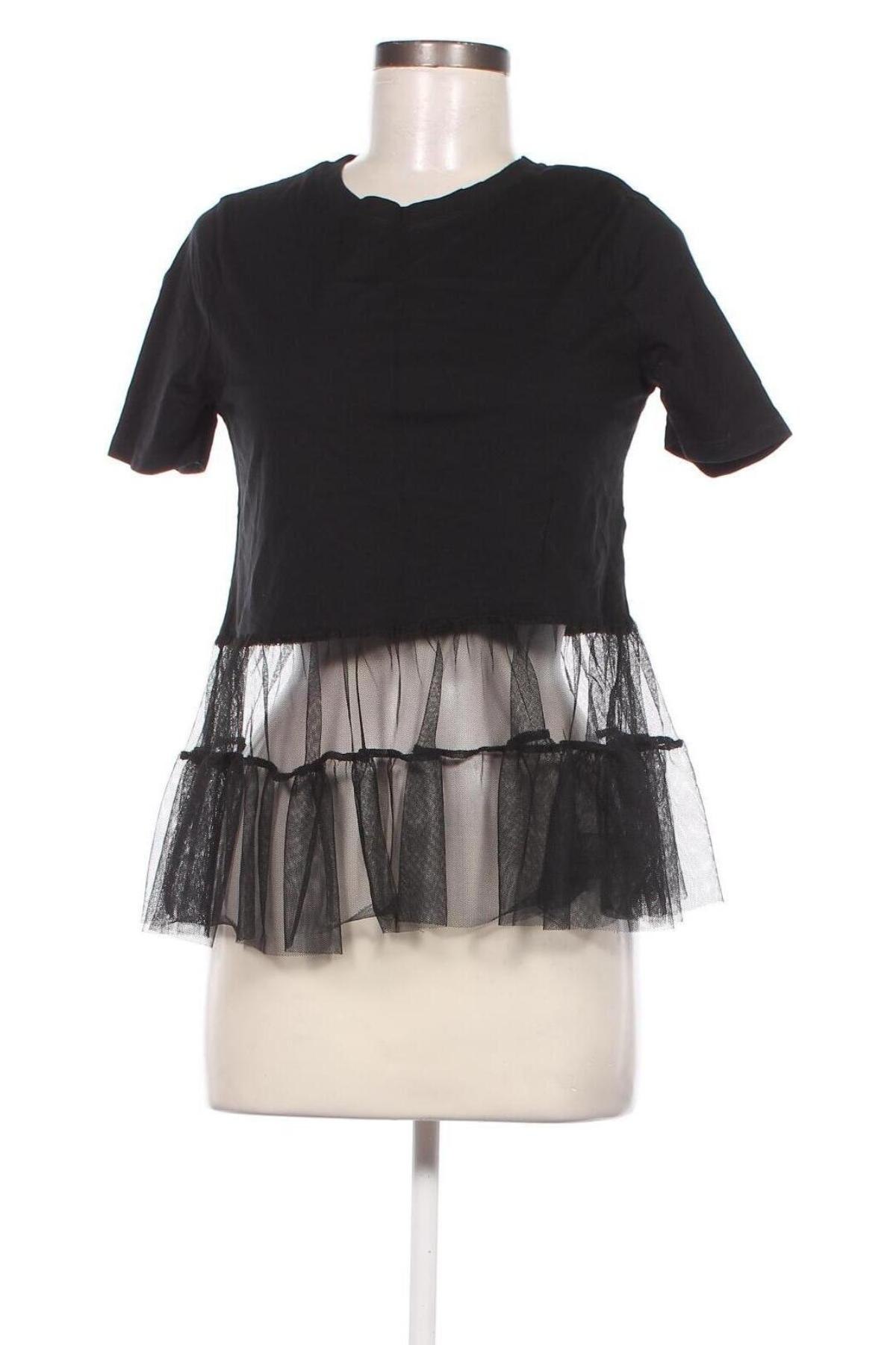 Damen Shirt Zara, Größe S, Farbe Schwarz, Preis 5,52 €