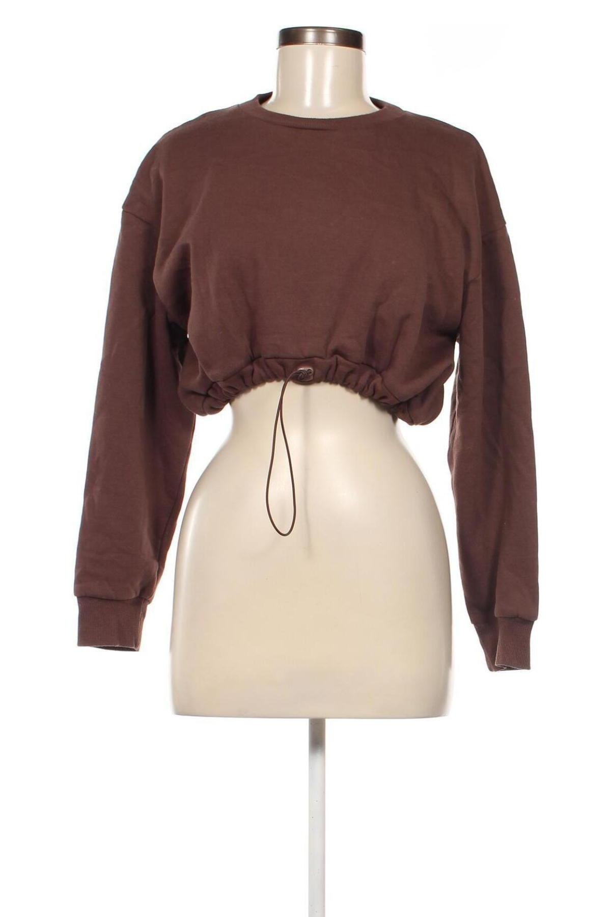 Дамска блуза Zara, Размер M, Цвят Кафяв, Цена 5,67 лв.