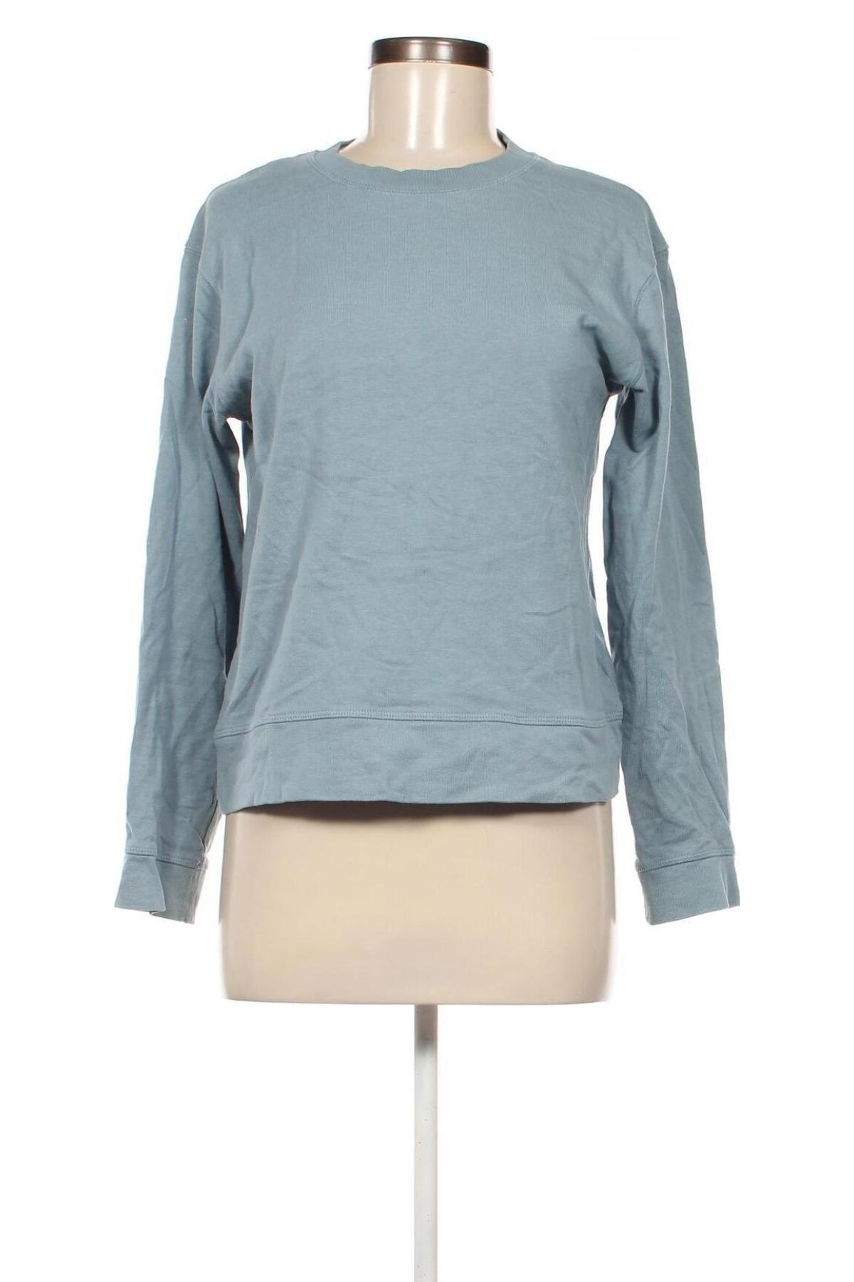 Дамска блуза Zara, Размер S, Цвят Син, Цена 4,05 лв.