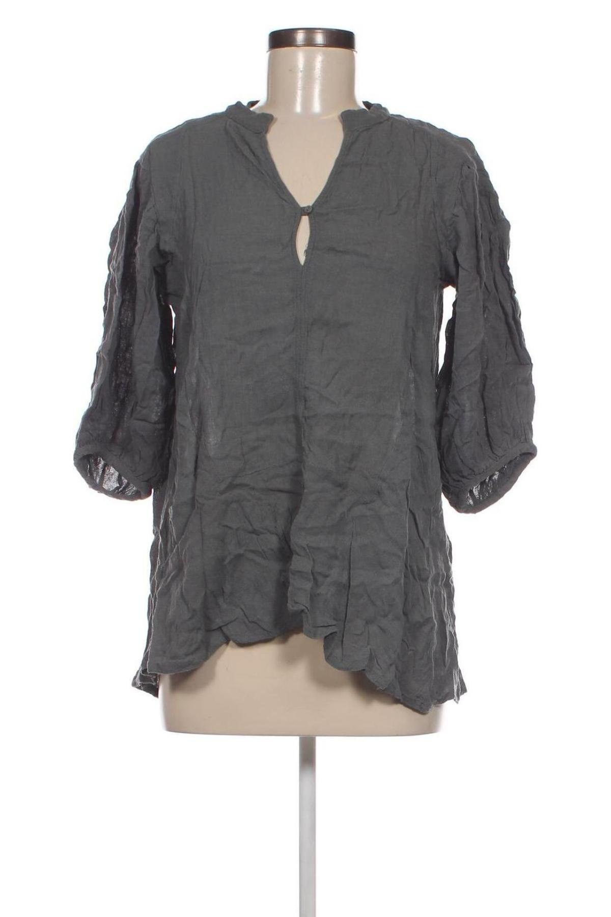 Дамска блуза Zara, Размер M, Цвят Сив, Цена 27,00 лв.