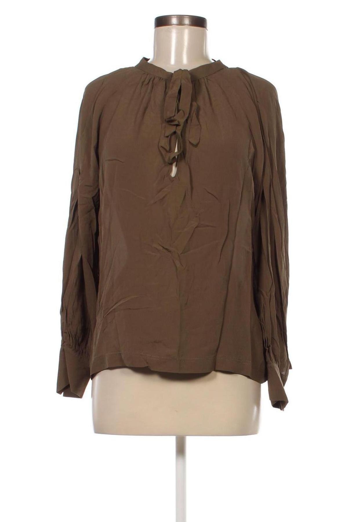 Γυναικεία μπλούζα Zara, Μέγεθος S, Χρώμα Πράσινο, Τιμή 16,17 €