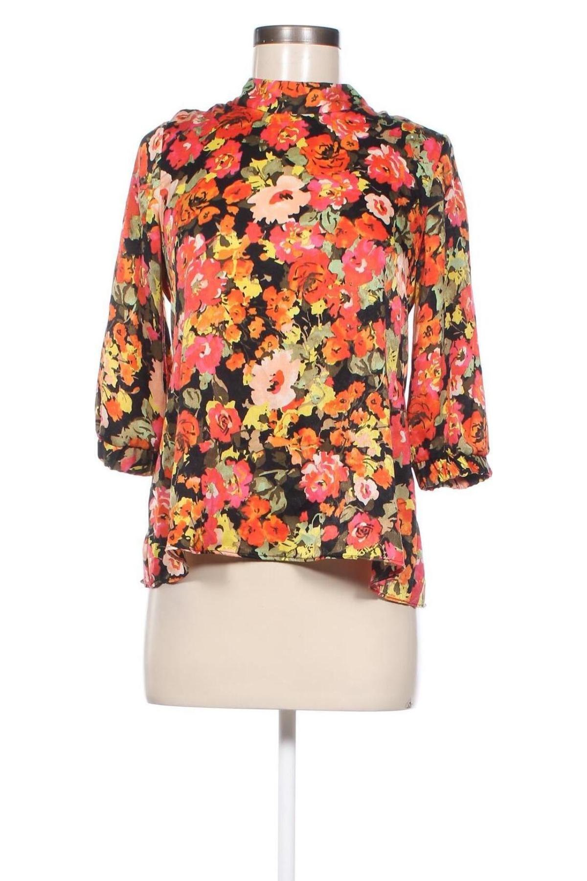Дамска блуза Zara Trafaluc, Размер S, Цвят Многоцветен, Цена 12,32 лв.