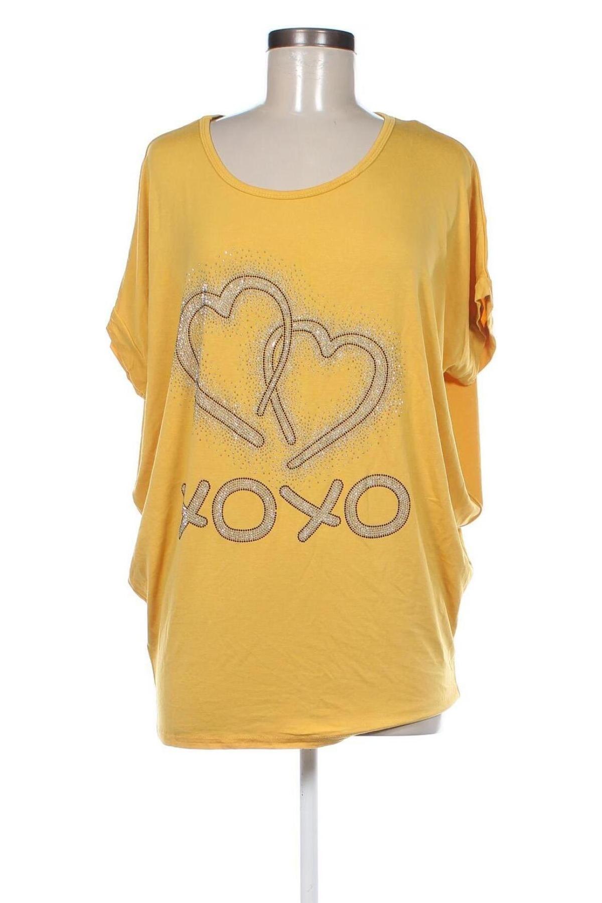 Damen Shirt Zeva, Größe L, Farbe Gelb, Preis 13,00 €