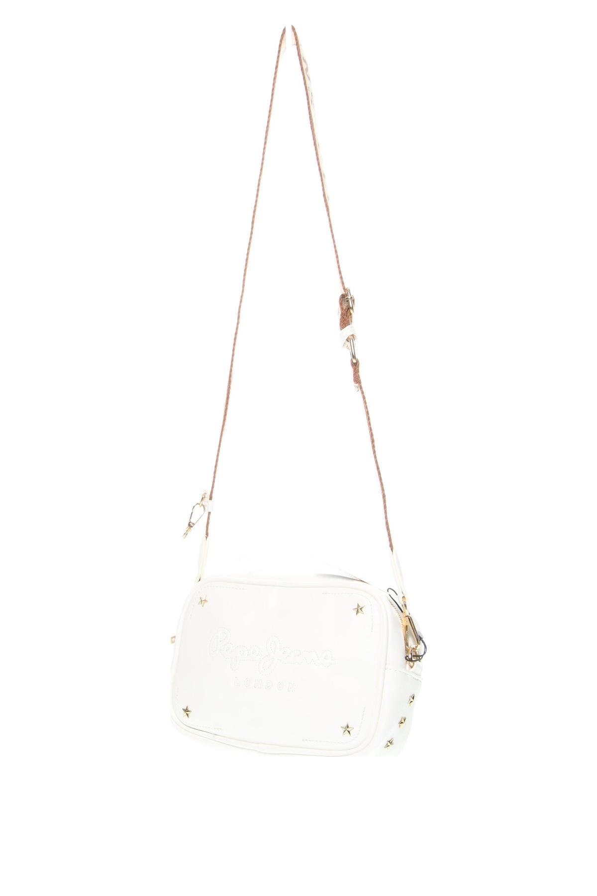 Γυναικεία τσάντα Pepe Jeans, Χρώμα Λευκό, Τιμή 80,41 €