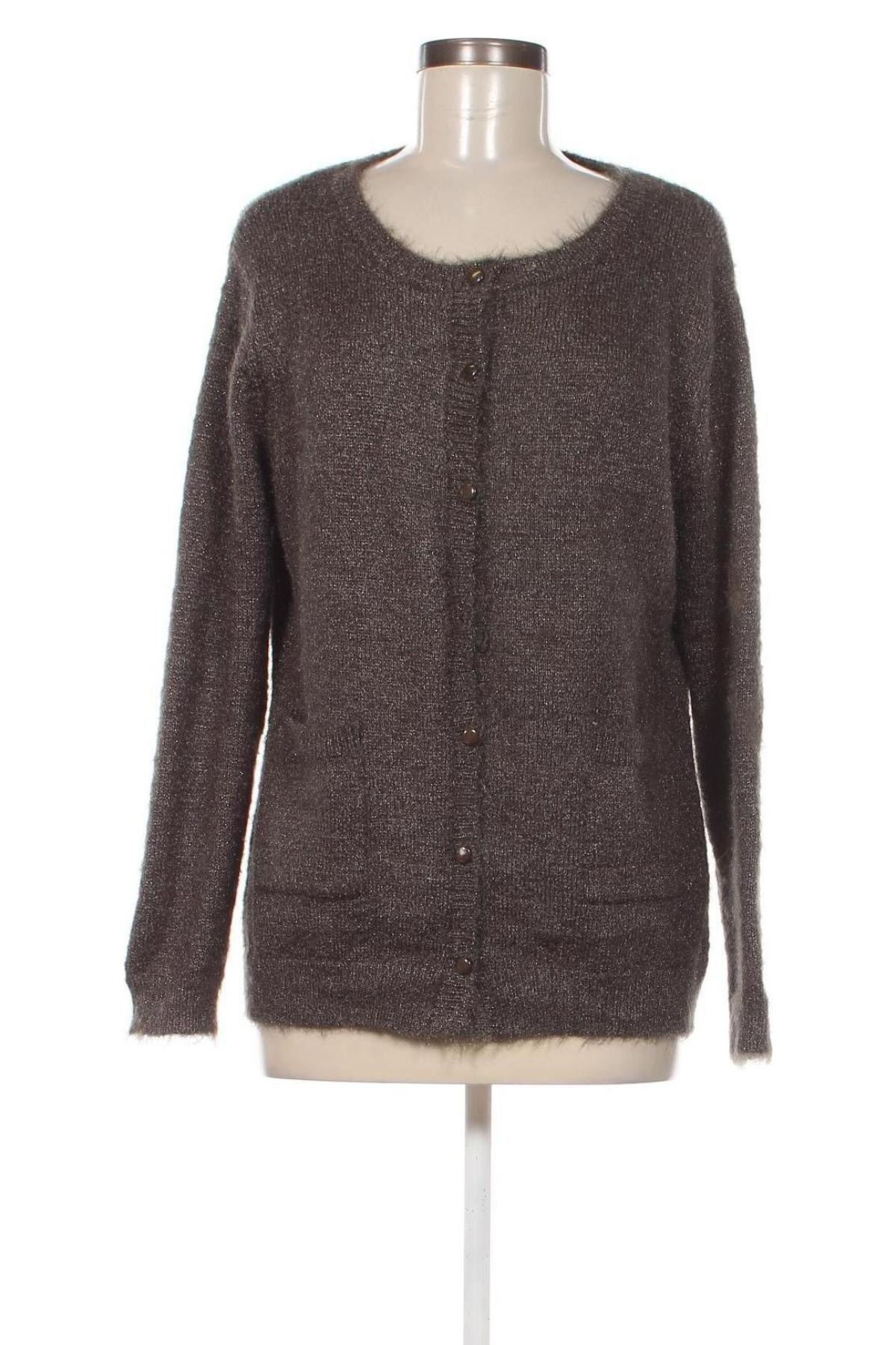 Damen Strickjacke, Größe L, Farbe Grün, Preis 6,49 €