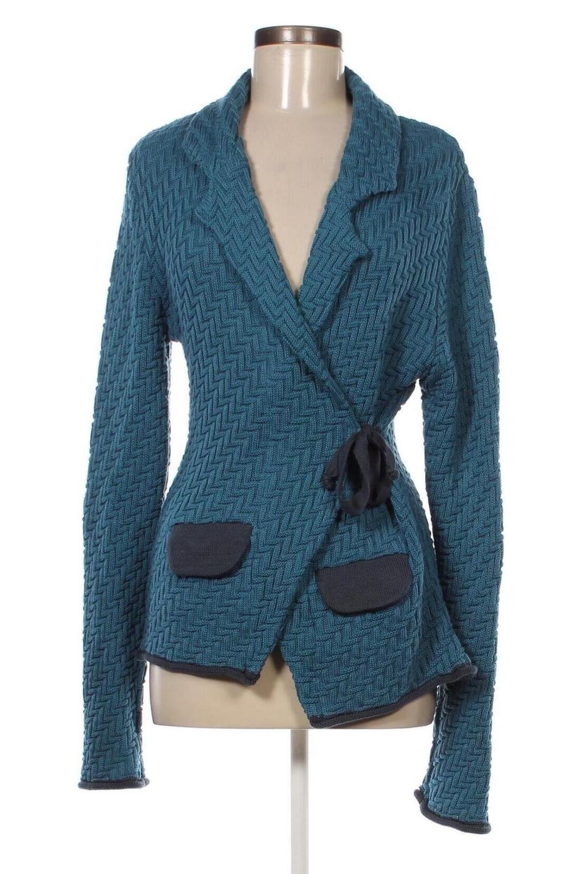 Cardigan de damă, Mărime XL, Culoare Albastru, Preț 62,00 Lei