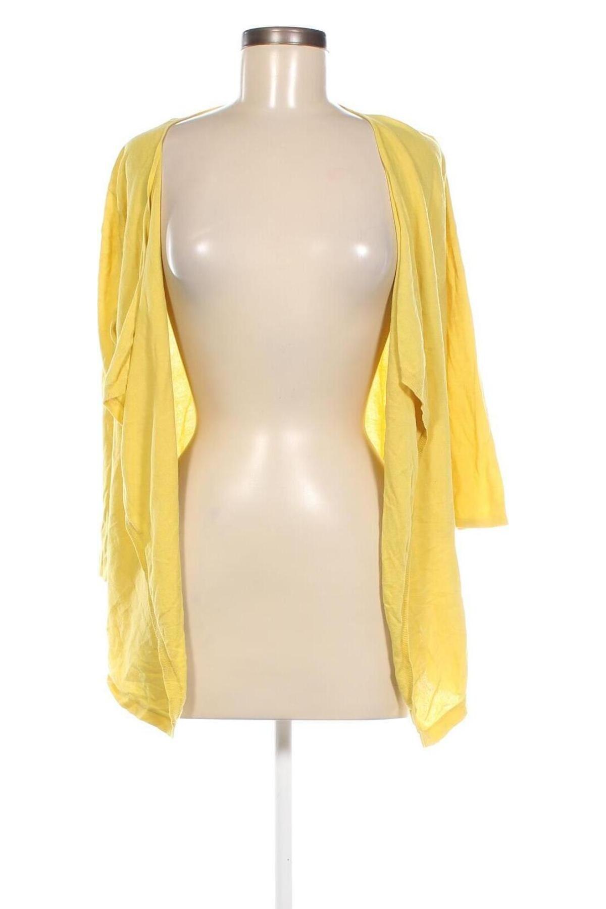 Damen Strickjacke 17 & Co., Größe L, Farbe Gelb, Preis € 4,44