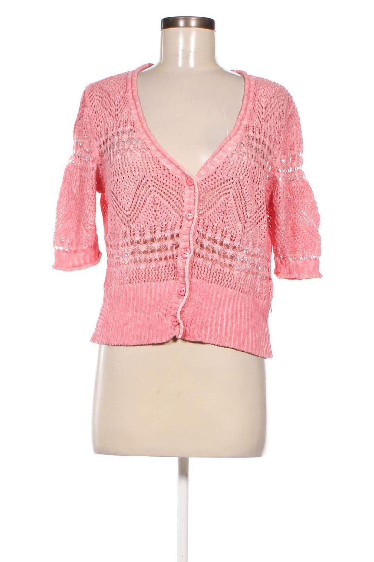 Cardigan de damă Anna Scott, Mărime L, Culoare Roz, Preț 95,39 Lei