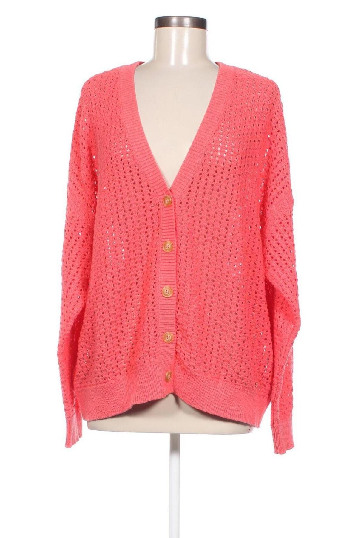 Damen Strickjacke Basler, Größe XXL, Farbe Rosa, Preis 14,49 €