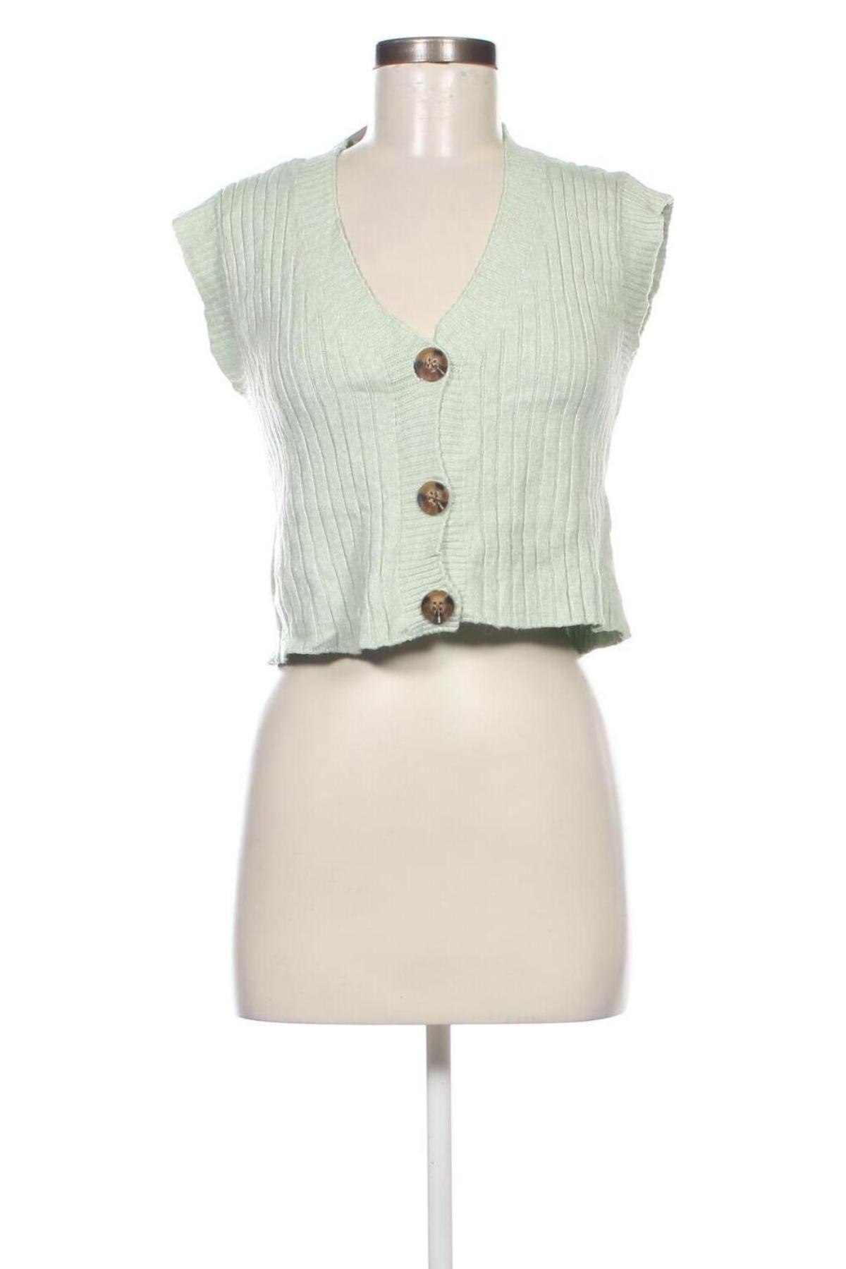 Cardigan de damă Bien Bleu, Mărime XS, Culoare Verde, Preț 31,48 Lei