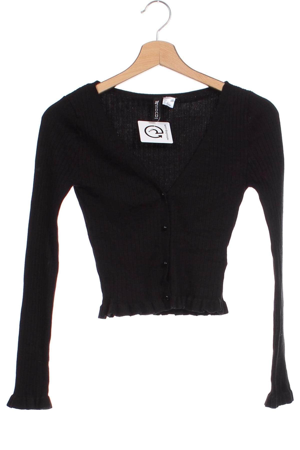 Cardigan de damă H&M Divided, Mărime XS, Culoare Negru, Preț 95,39 Lei