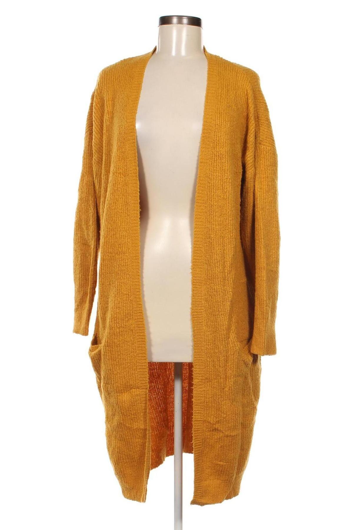 Γυναικεία ζακέτα Jean Pascale, Μέγεθος L, Χρώμα Κίτρινο, Τιμή 5,92 €