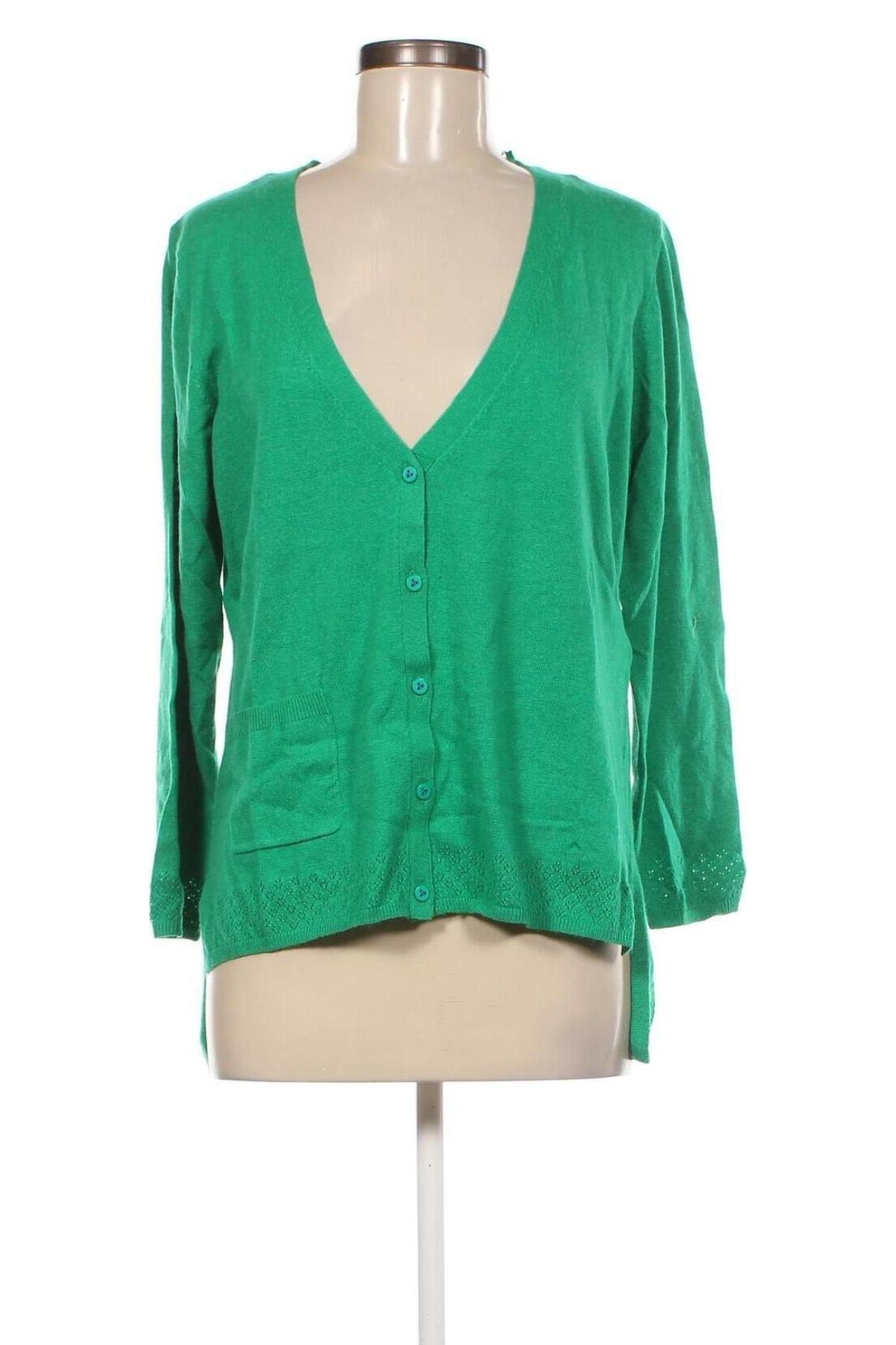 Damen Strickjacke Kookai, Größe L, Farbe Grün, Preis 28,86 €