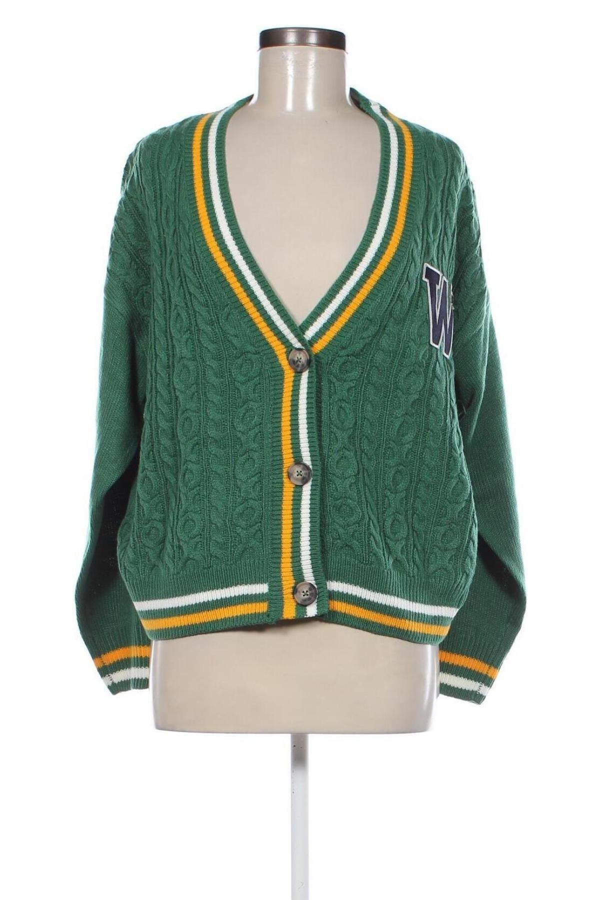 Cardigan de damă Sinsay, Mărime M, Culoare Verde, Preț 24,94 Lei