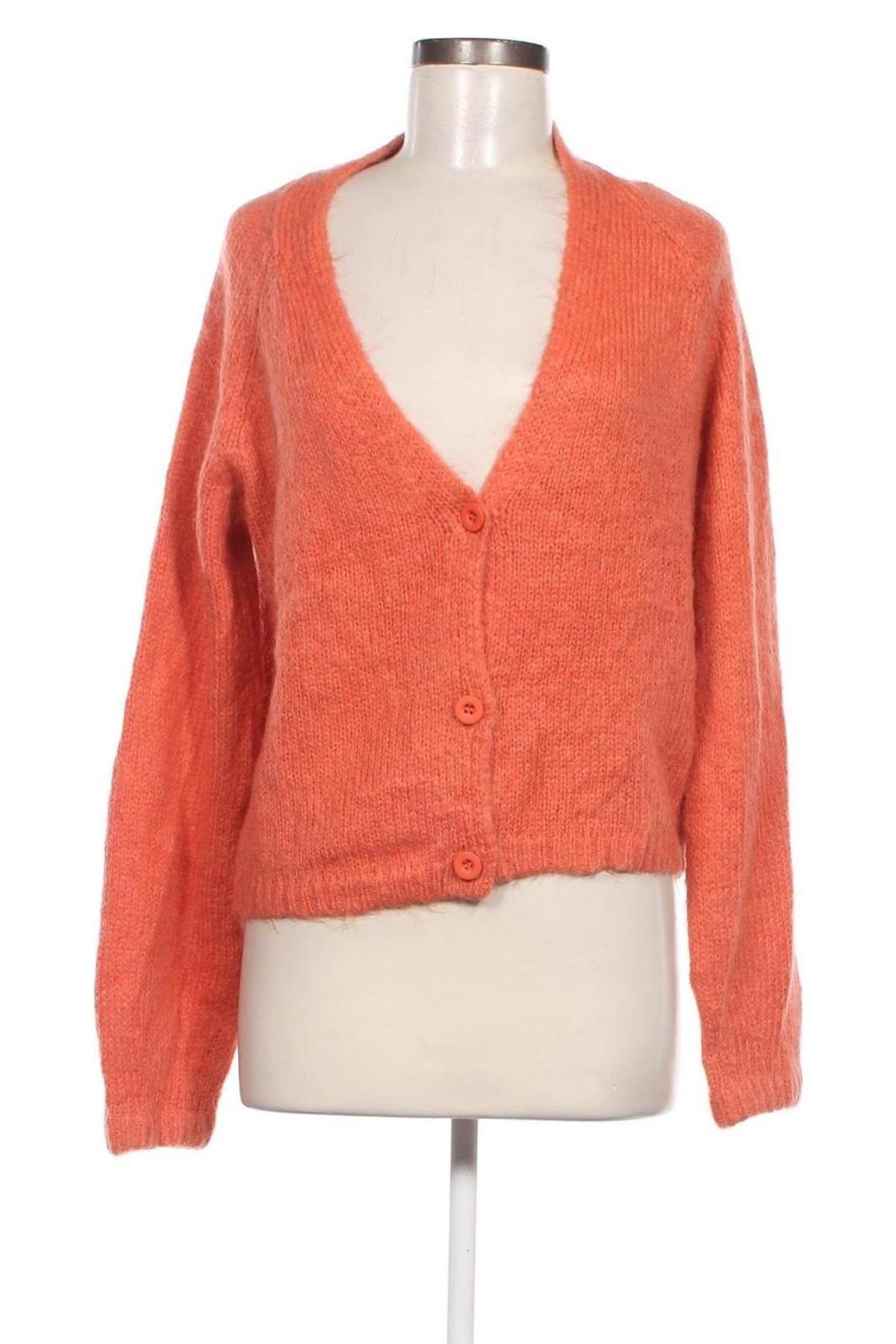 Damen Strickjacke Terre Bleue, Größe M, Farbe Orange, Preis 14,24 €