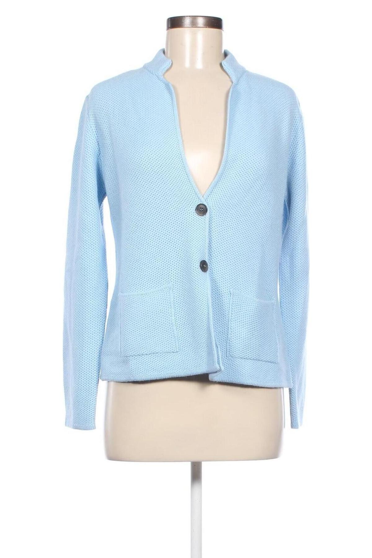 Damen Strickjacke United Colors Of Benetton, Größe S, Farbe Blau, Preis 26,37 €