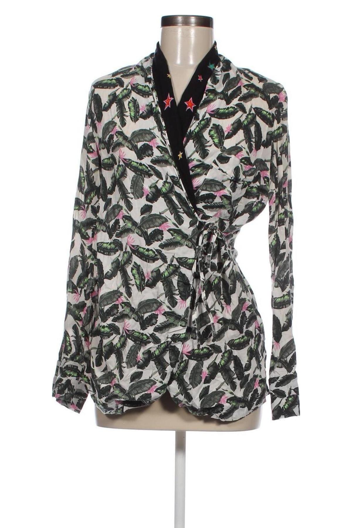 Damen Strickjacke Wanderlust, Größe S, Farbe Mehrfarbig, Preis 4,49 €