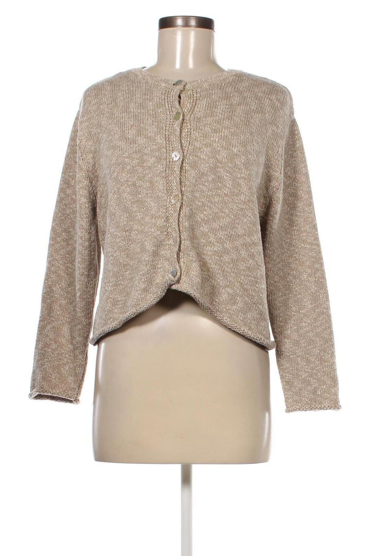 Damen Strickjacke Zara, Größe M, Farbe Beige, Preis 6,63 €