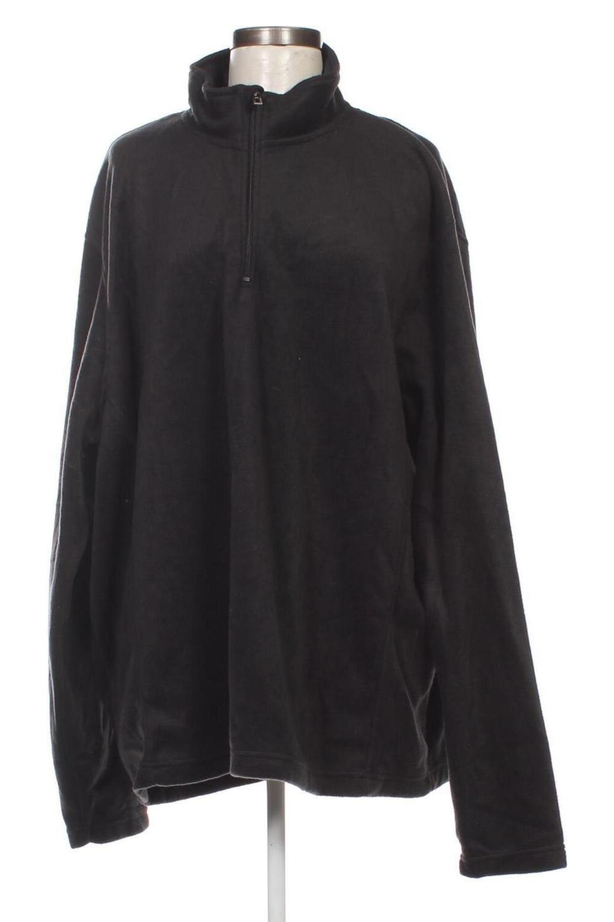 Γυναικεία μπλούζα fleece Canda, Μέγεθος 3XL, Χρώμα Μαύρο, Τιμή 6,46 €