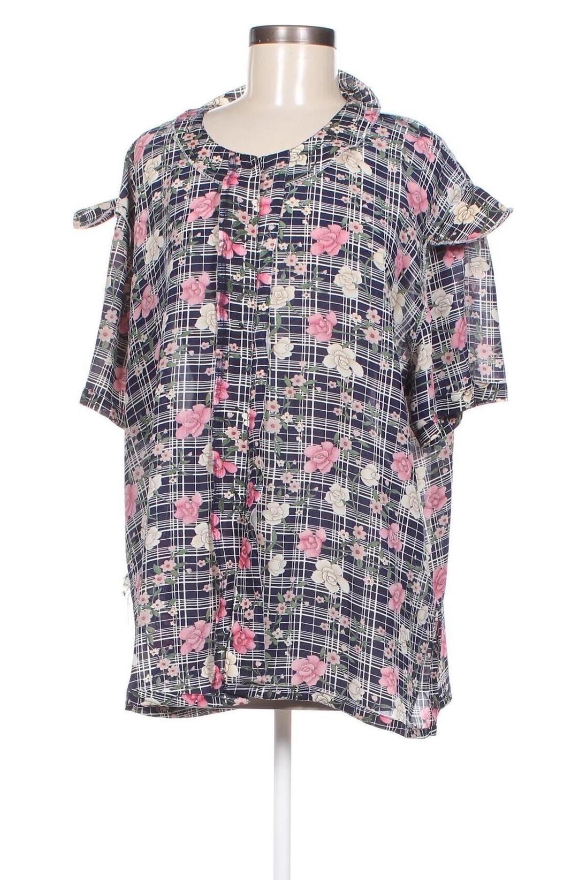 Γυναικείο πουκάμισο, Μέγεθος 3XL, Χρώμα Πολύχρωμο, Τιμή 5,76 €