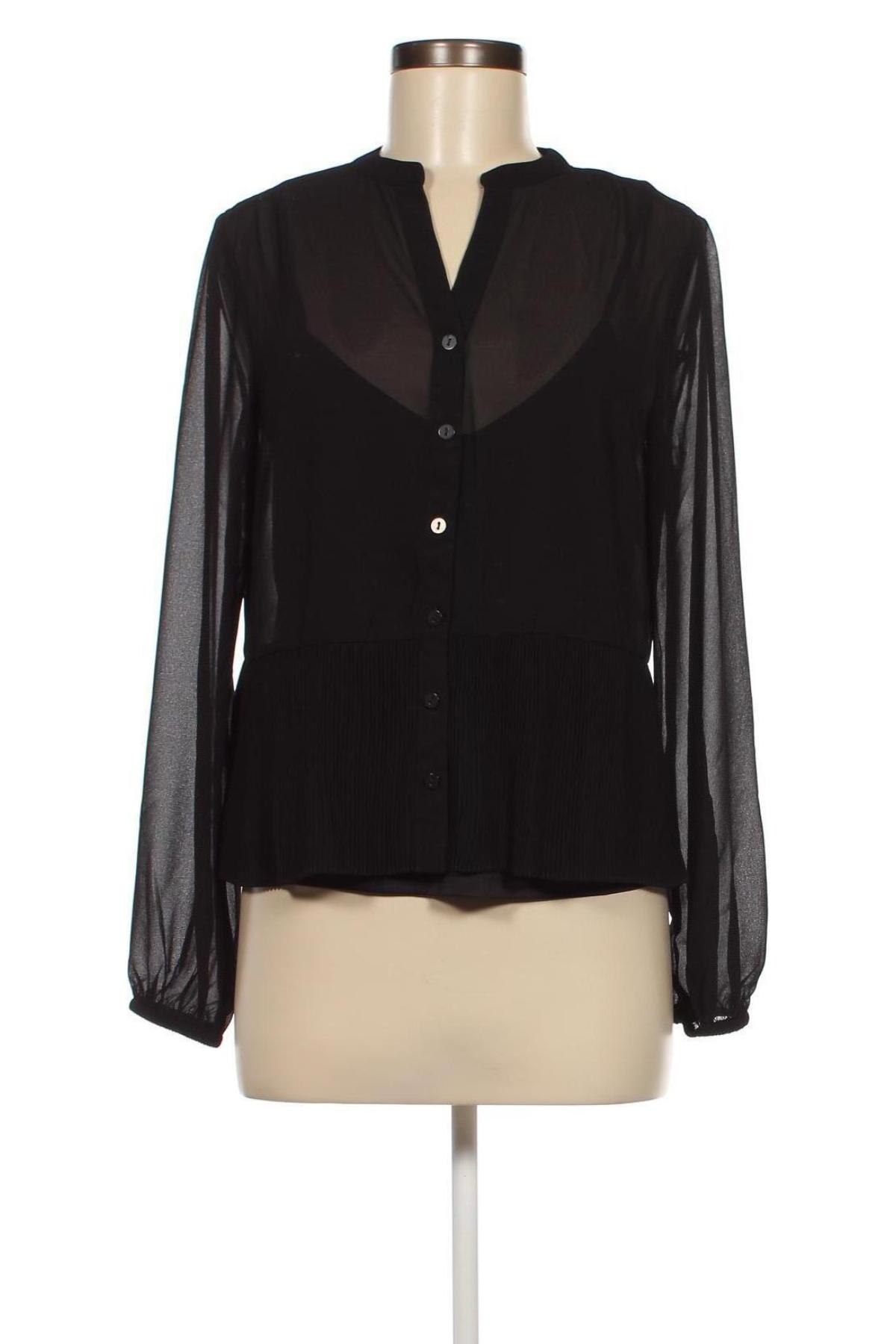Γυναικείο πουκάμισο About You, Μέγεθος M, Χρώμα Μαύρο, Τιμή 6,88 €