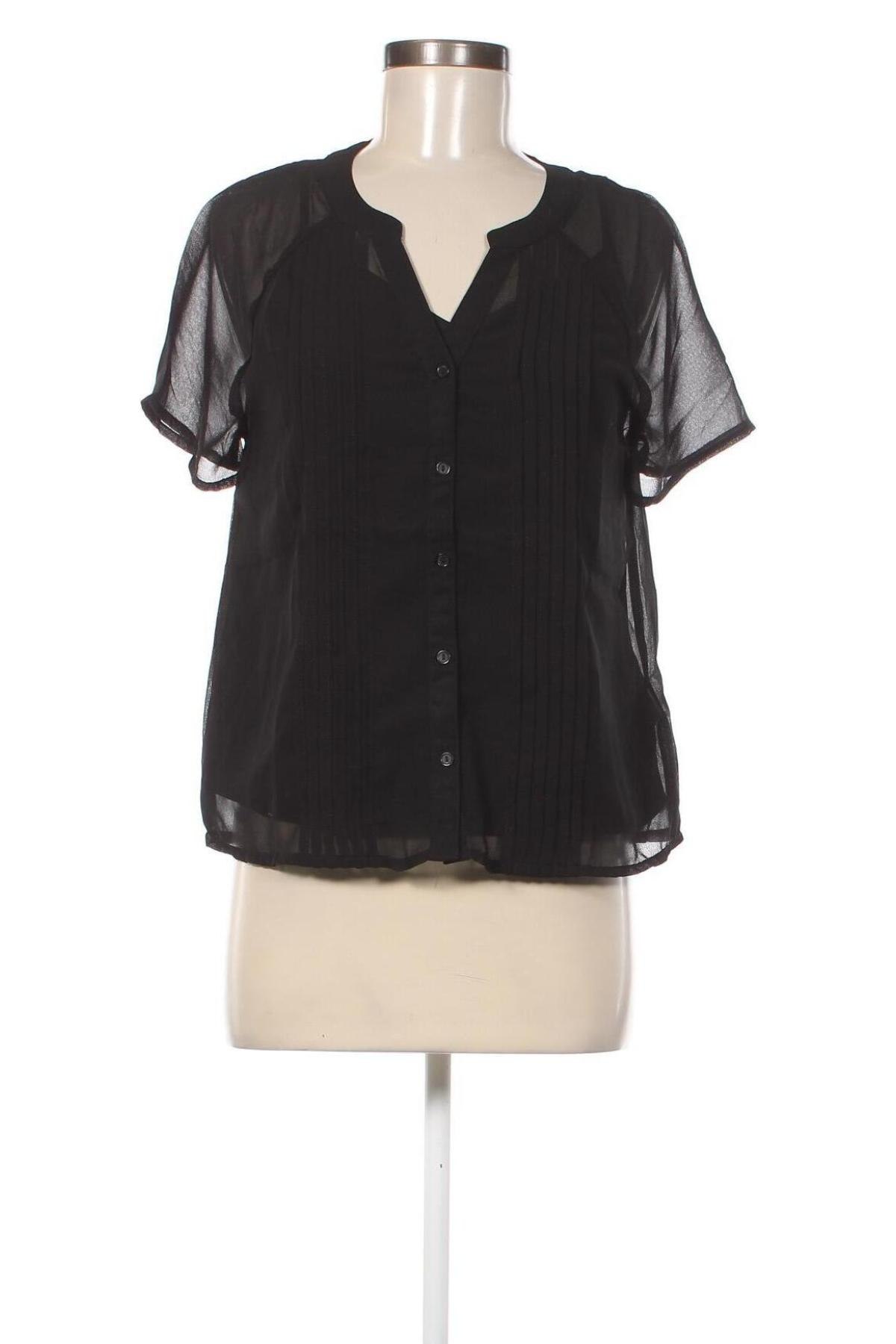 Γυναικείο πουκάμισο About You, Μέγεθος M, Χρώμα Μαύρο, Τιμή 4,74 €