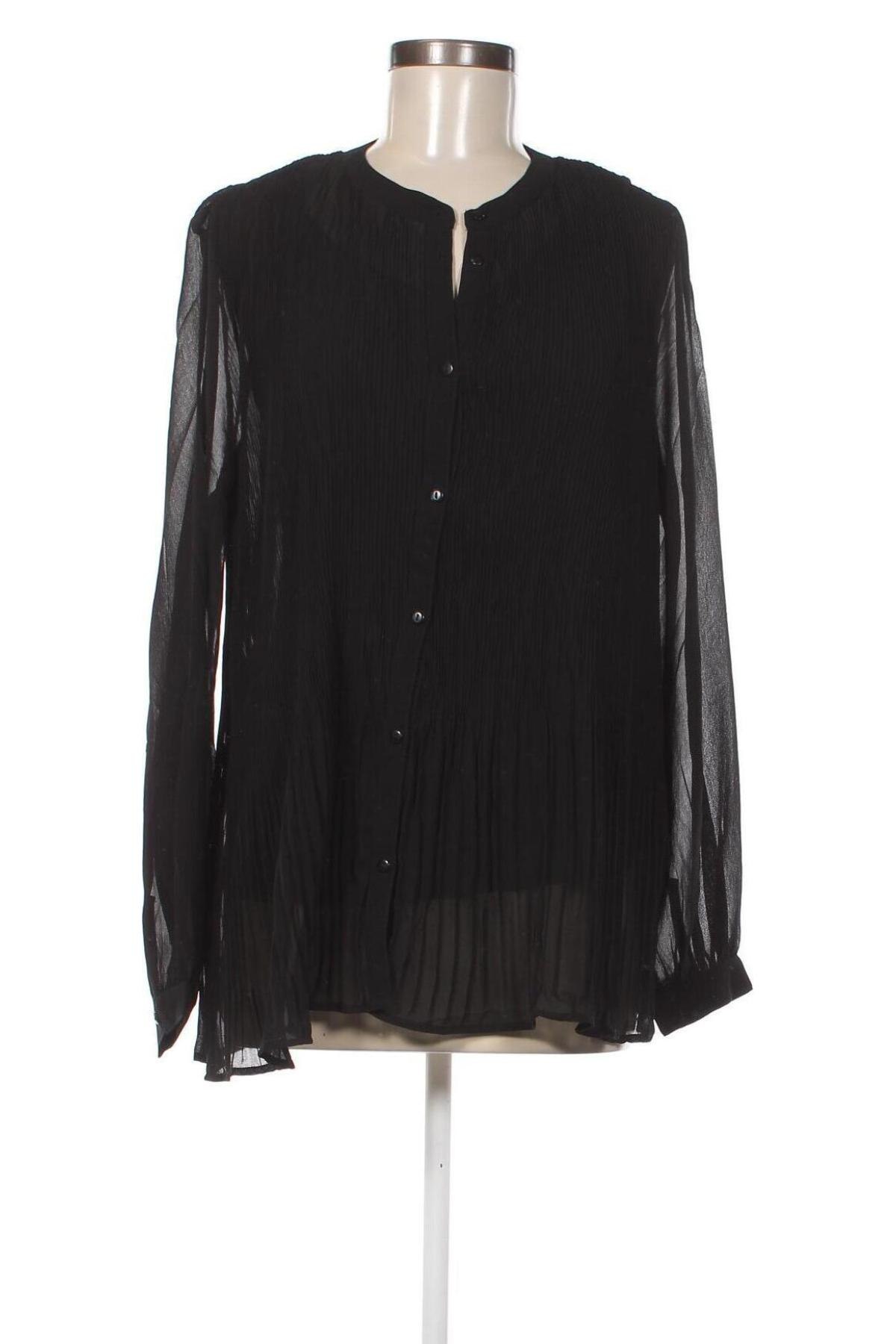 Γυναικείο πουκάμισο About You, Μέγεθος L, Χρώμα Μαύρο, Τιμή 23,71 €